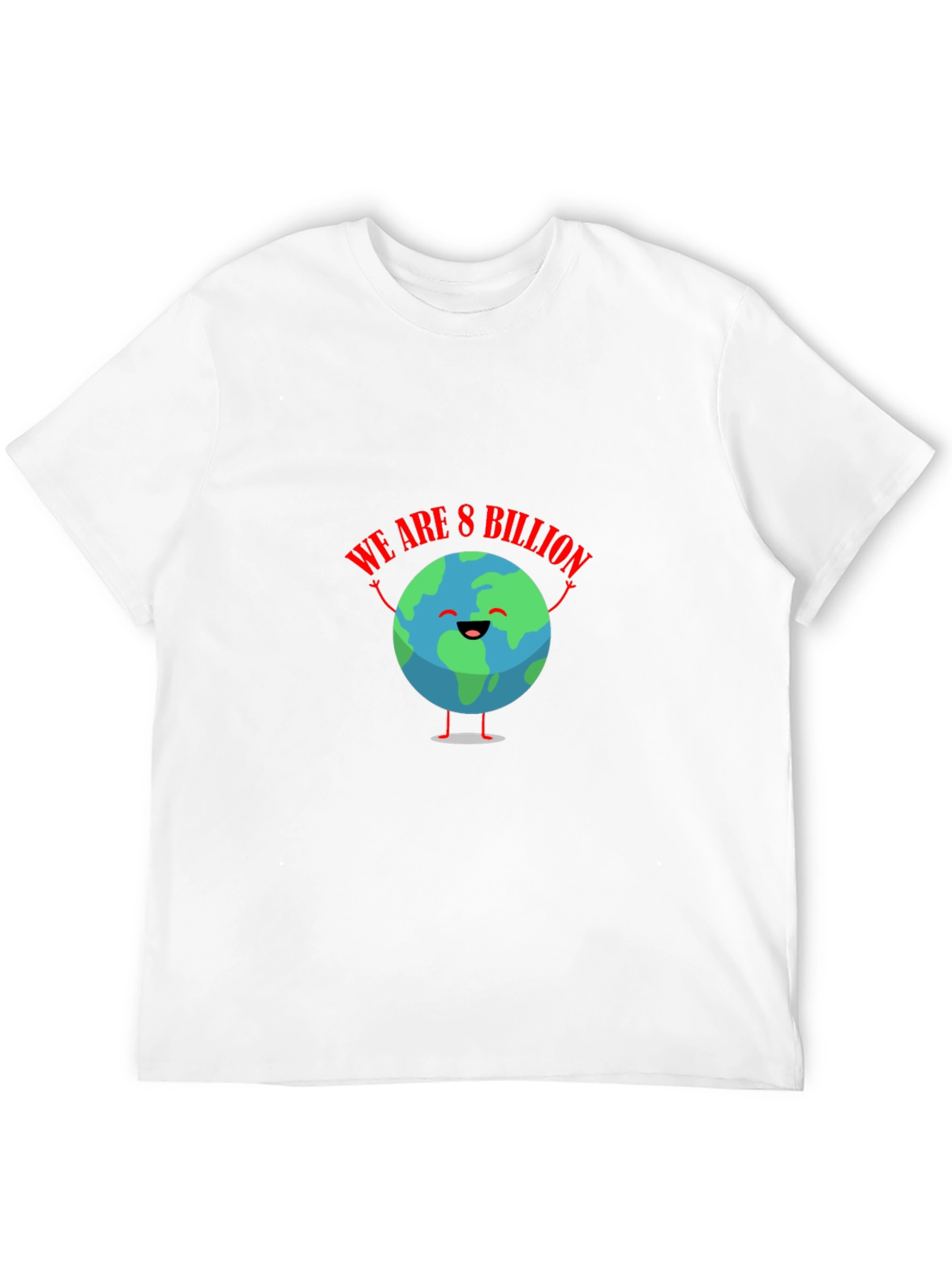 We Are 8 Billion Earth Graphic T-Shirt