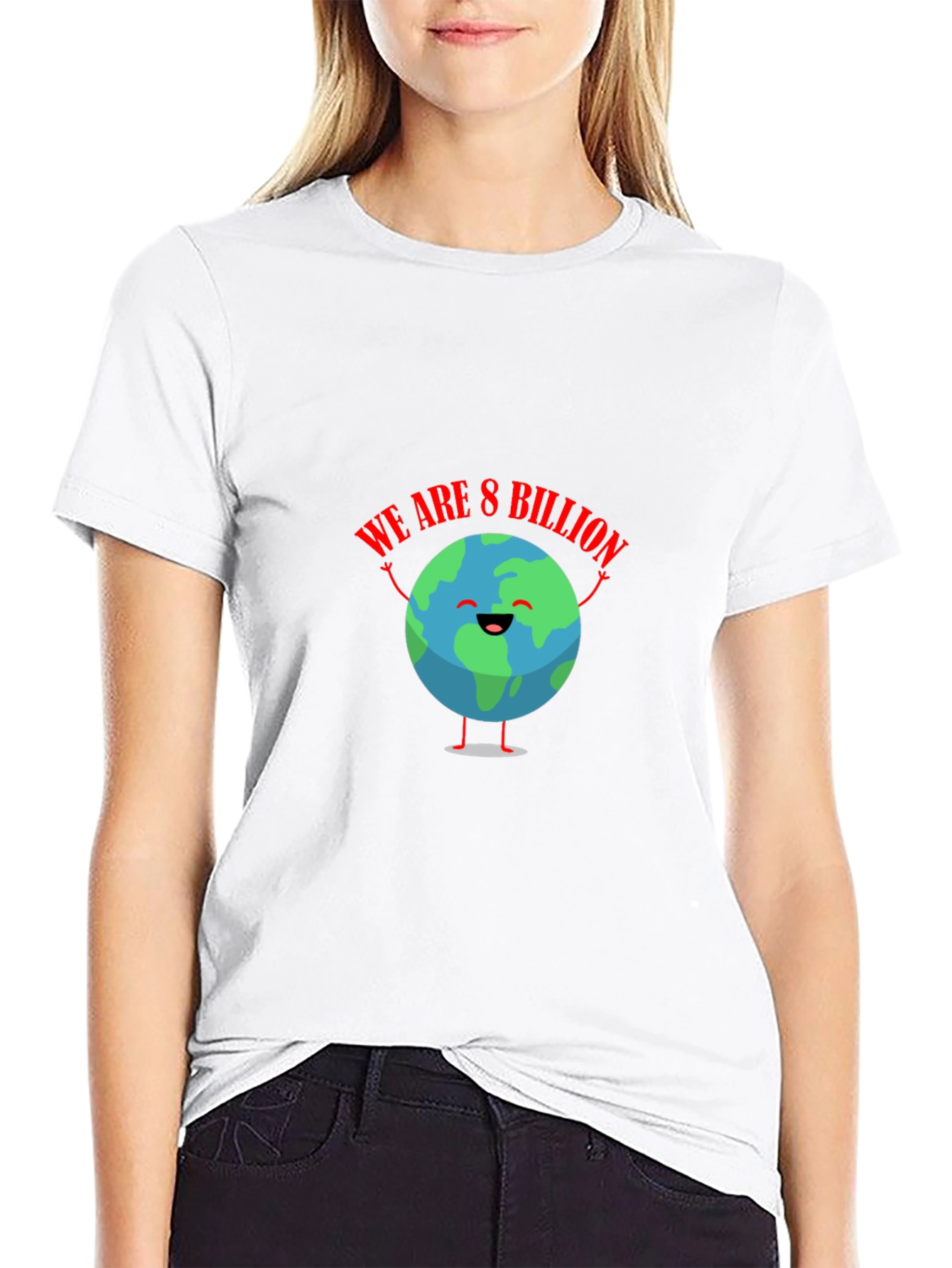 We Are 8 Billion Earth Graphic T-Shirt