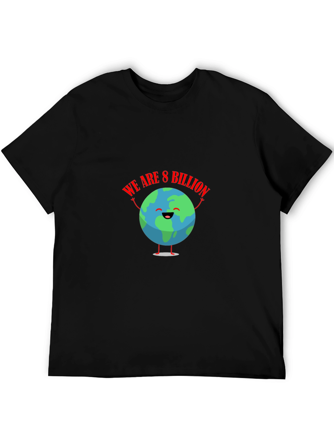 We Are 8 Billion Earth Graphic T-Shirt