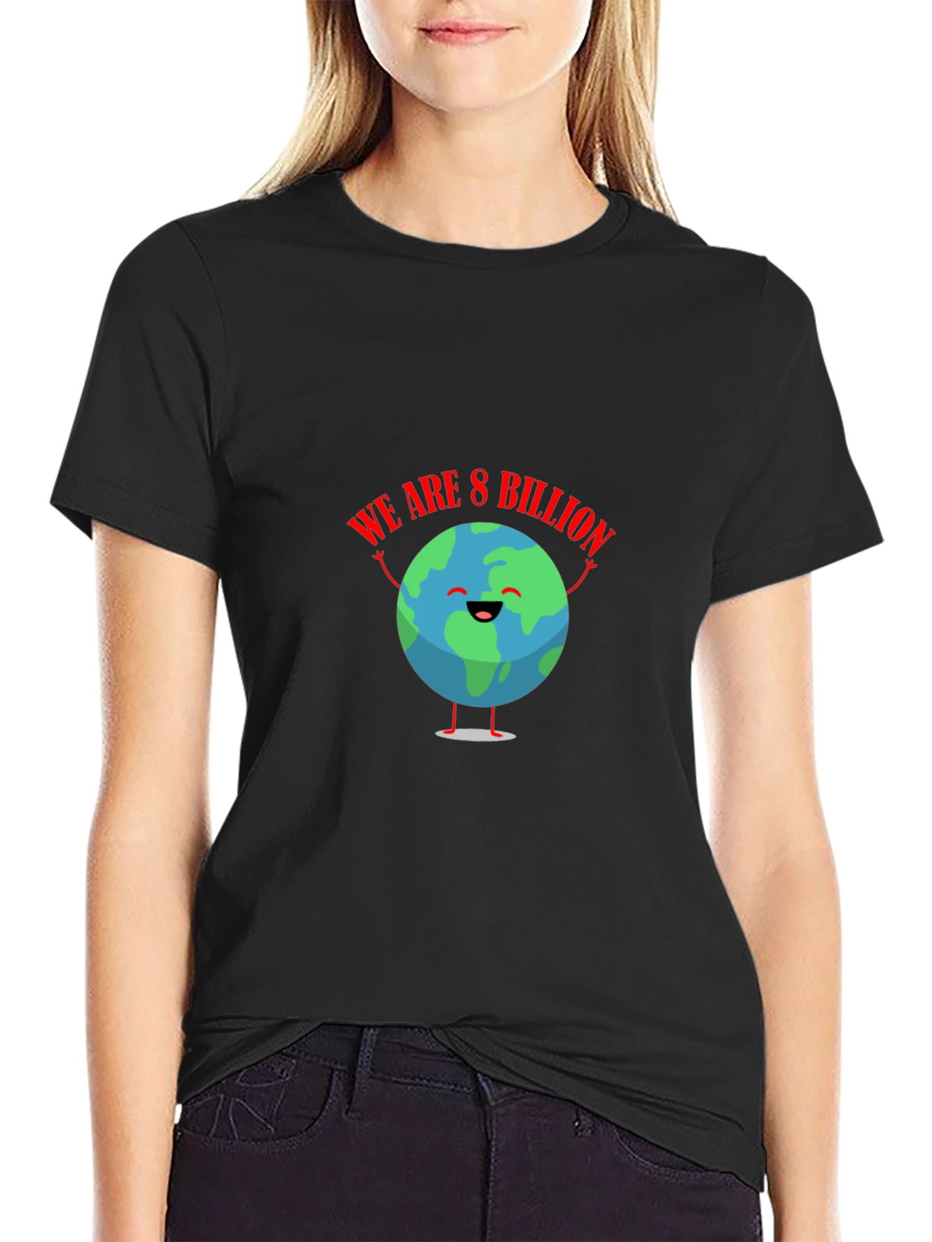 We Are 8 Billion Earth Graphic T-Shirt