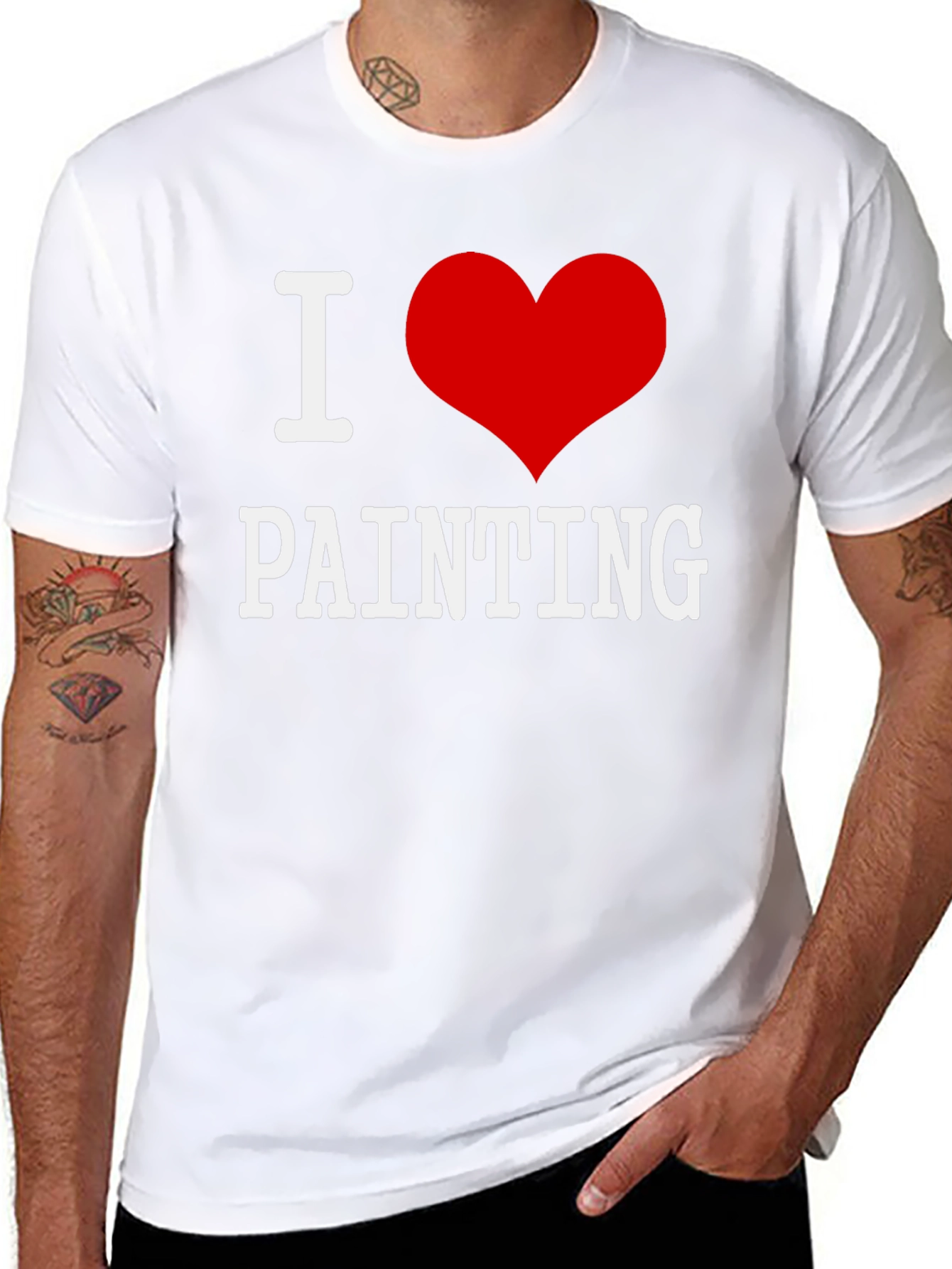 I Love Painting T-Shirt - Artistic Passion