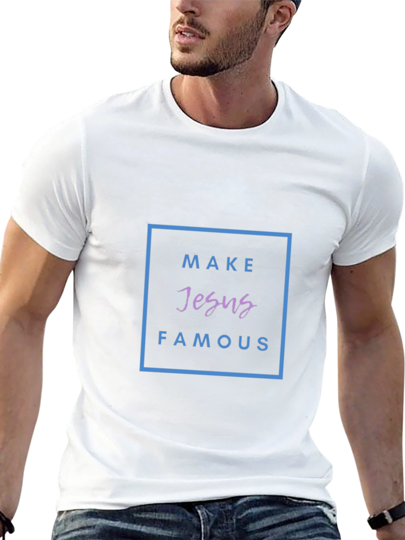 Make Jesus Famous Black T-Shirt