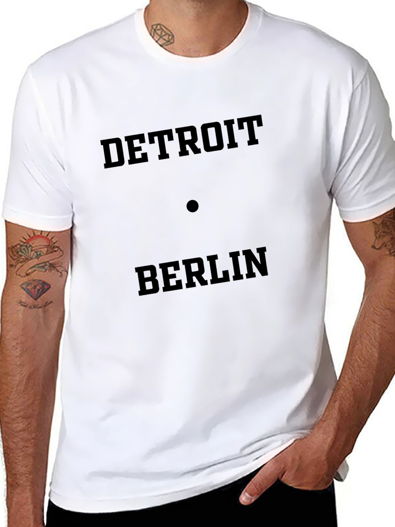 Detroit Berlin T-Shirt - Minimalist Travel Tee