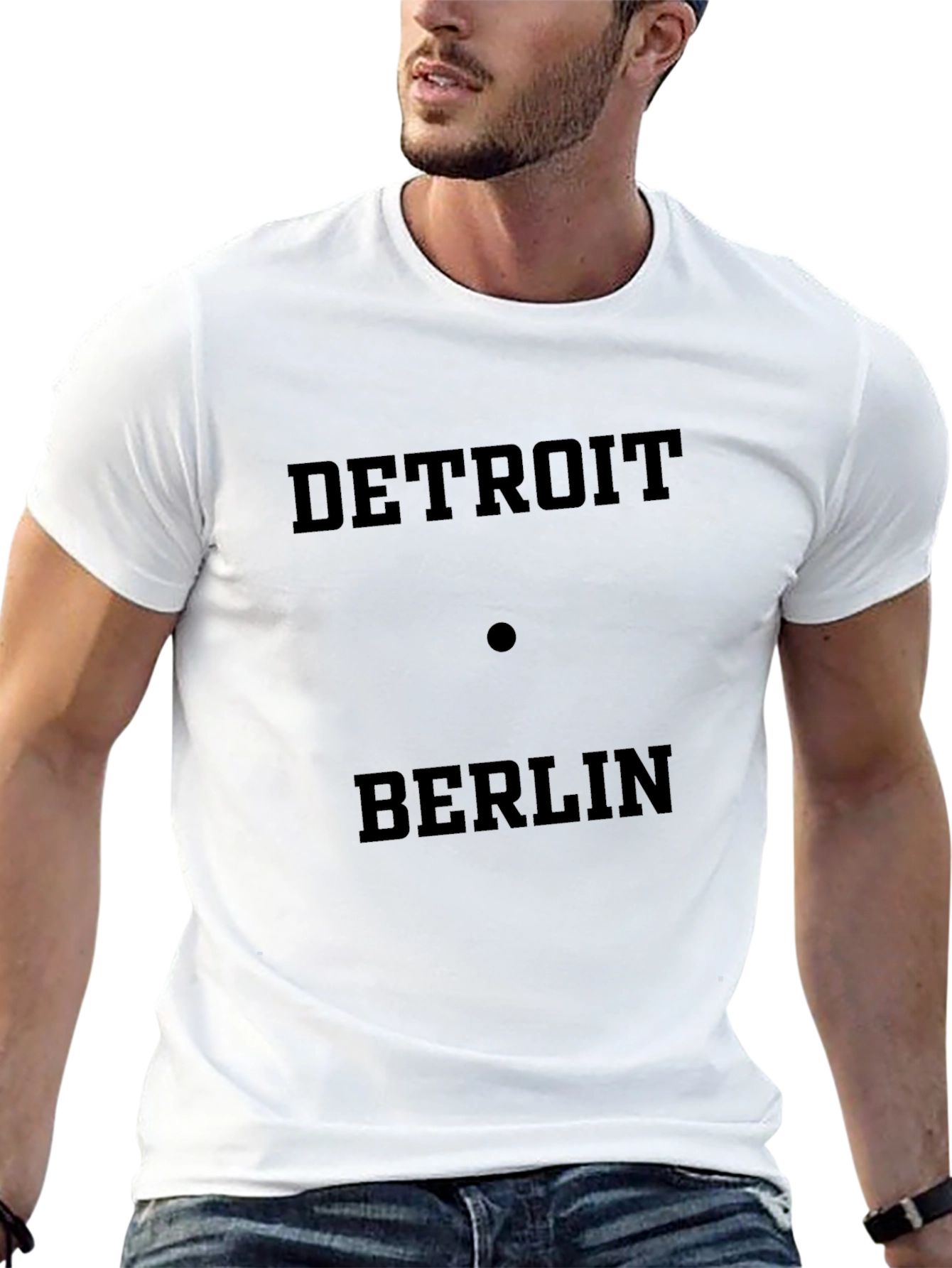 Detroit Berlin T-Shirt - Minimalist Travel Tee