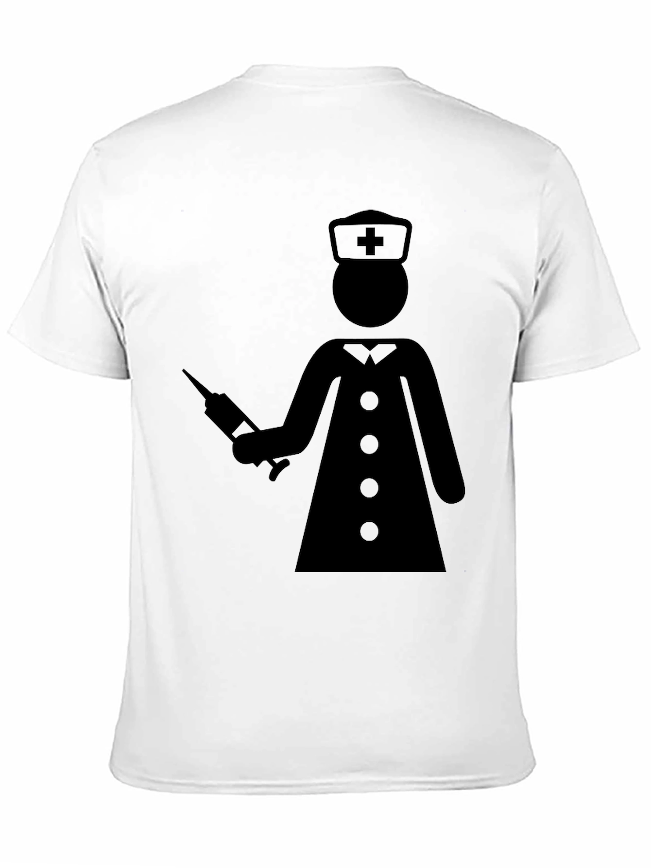 Nurse Stick Figure Graphic T-Shirt