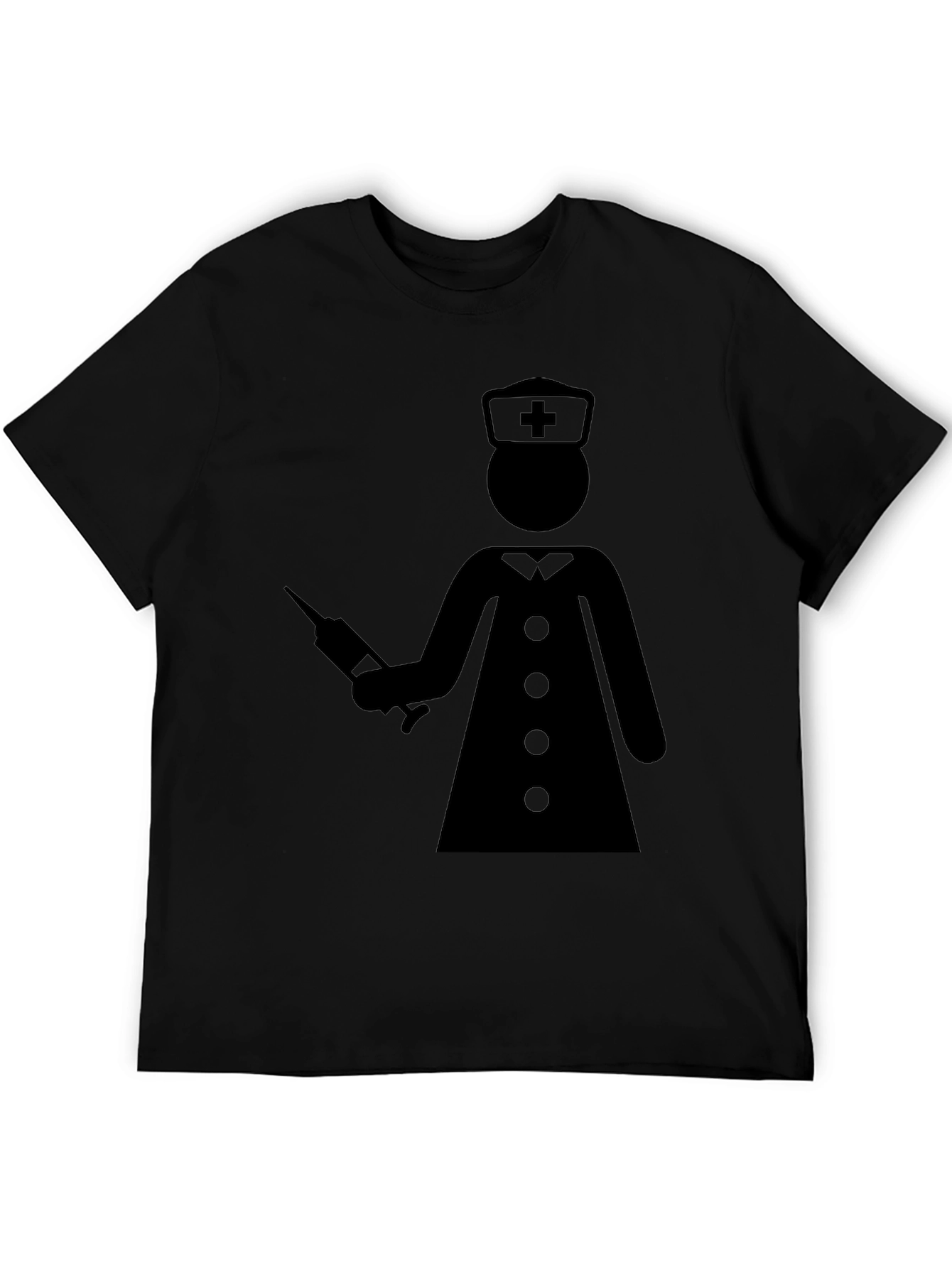 Nurse Stick Figure Graphic T-Shirt