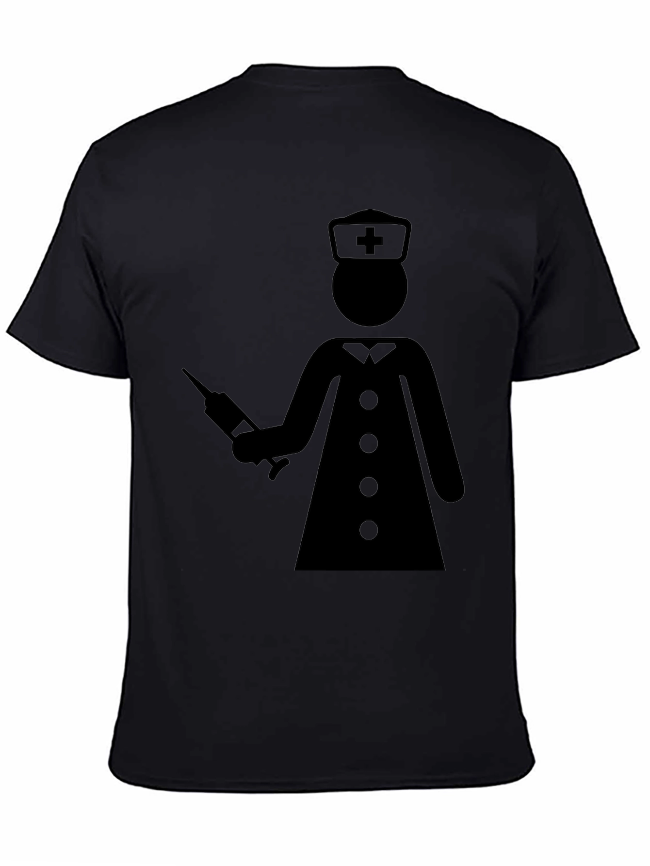 Nurse Stick Figure Graphic T-Shirt