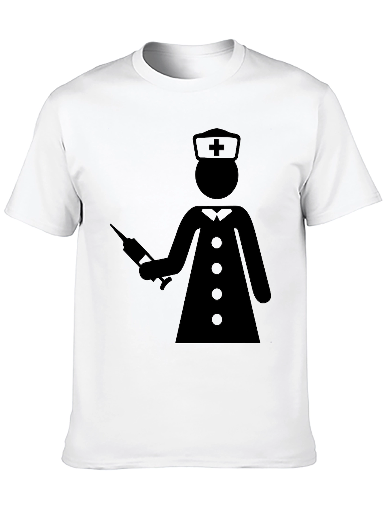 Nurse Stick Figure Graphic T-Shirt