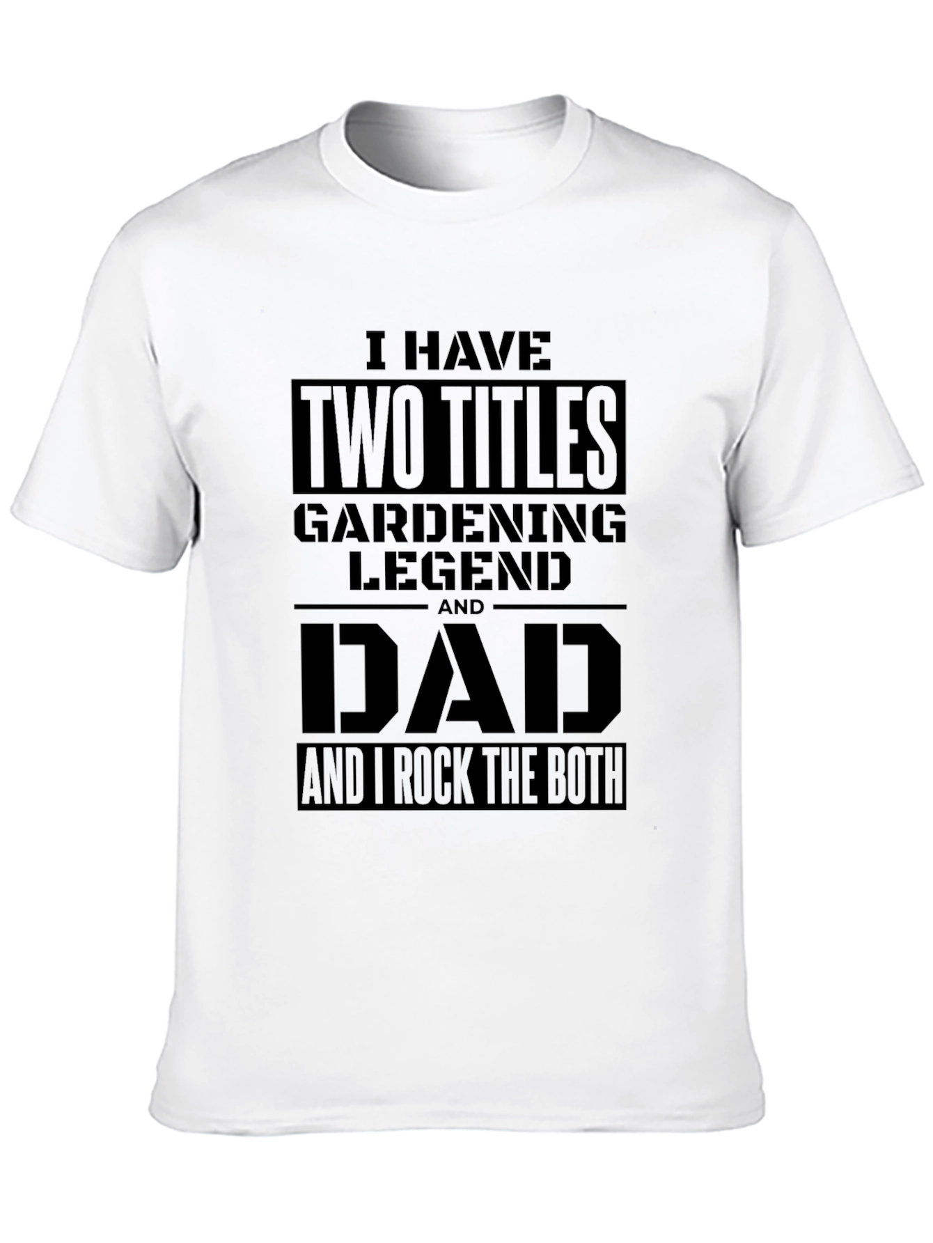 Gardening Legend Dad Graphic T-Shirt