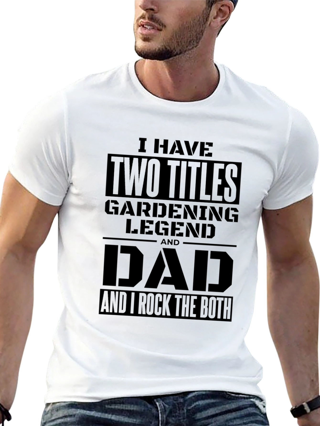 Gardening Legend Dad Graphic T-Shirt