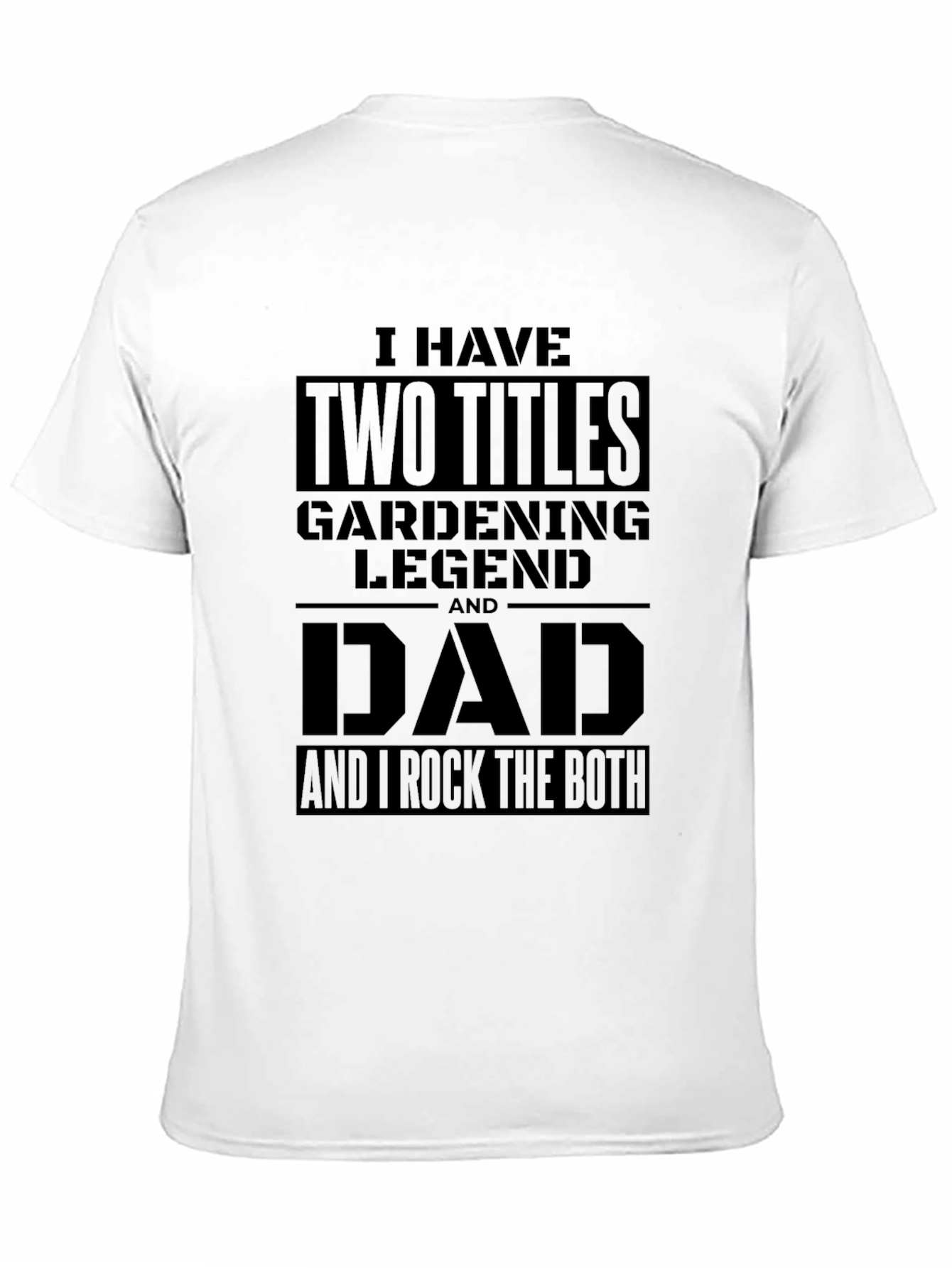 Gardening Legend Dad Graphic T-Shirt