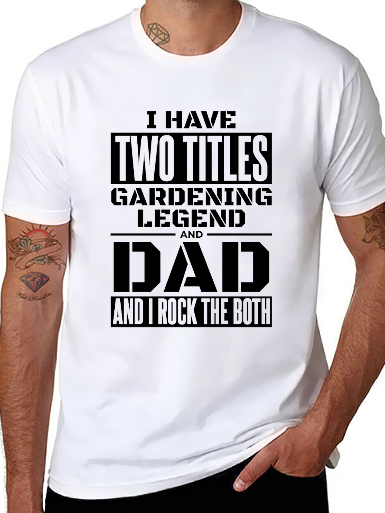 Gardening Legend Dad Graphic T-Shirt