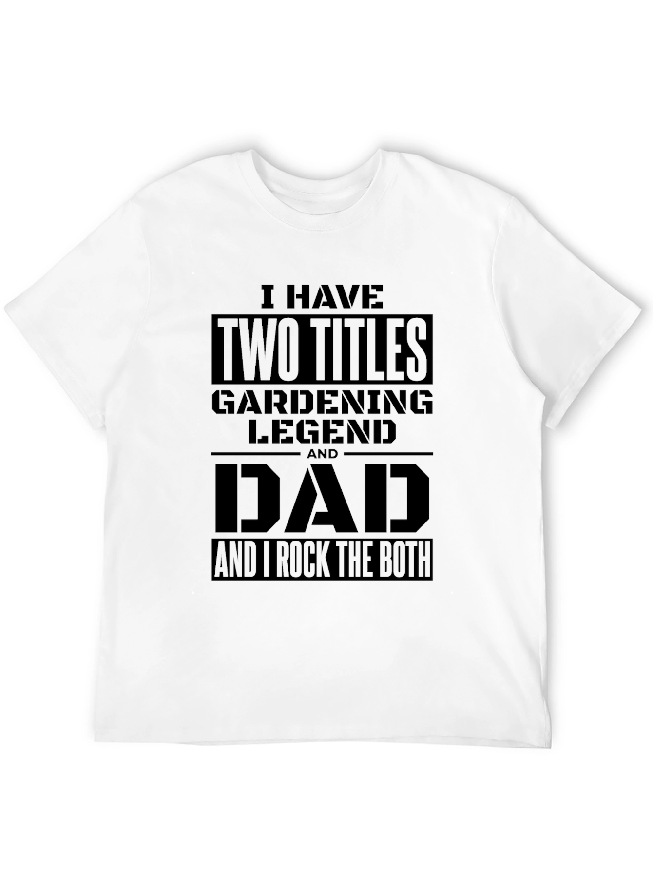 Gardening Legend Dad Graphic T-Shirt