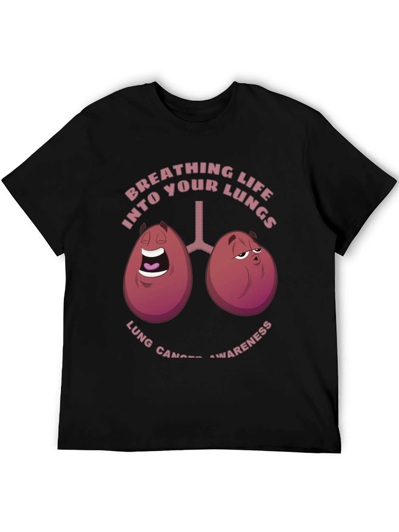 Breathing Life T-Shirt Lung Cancer Awareness Tee