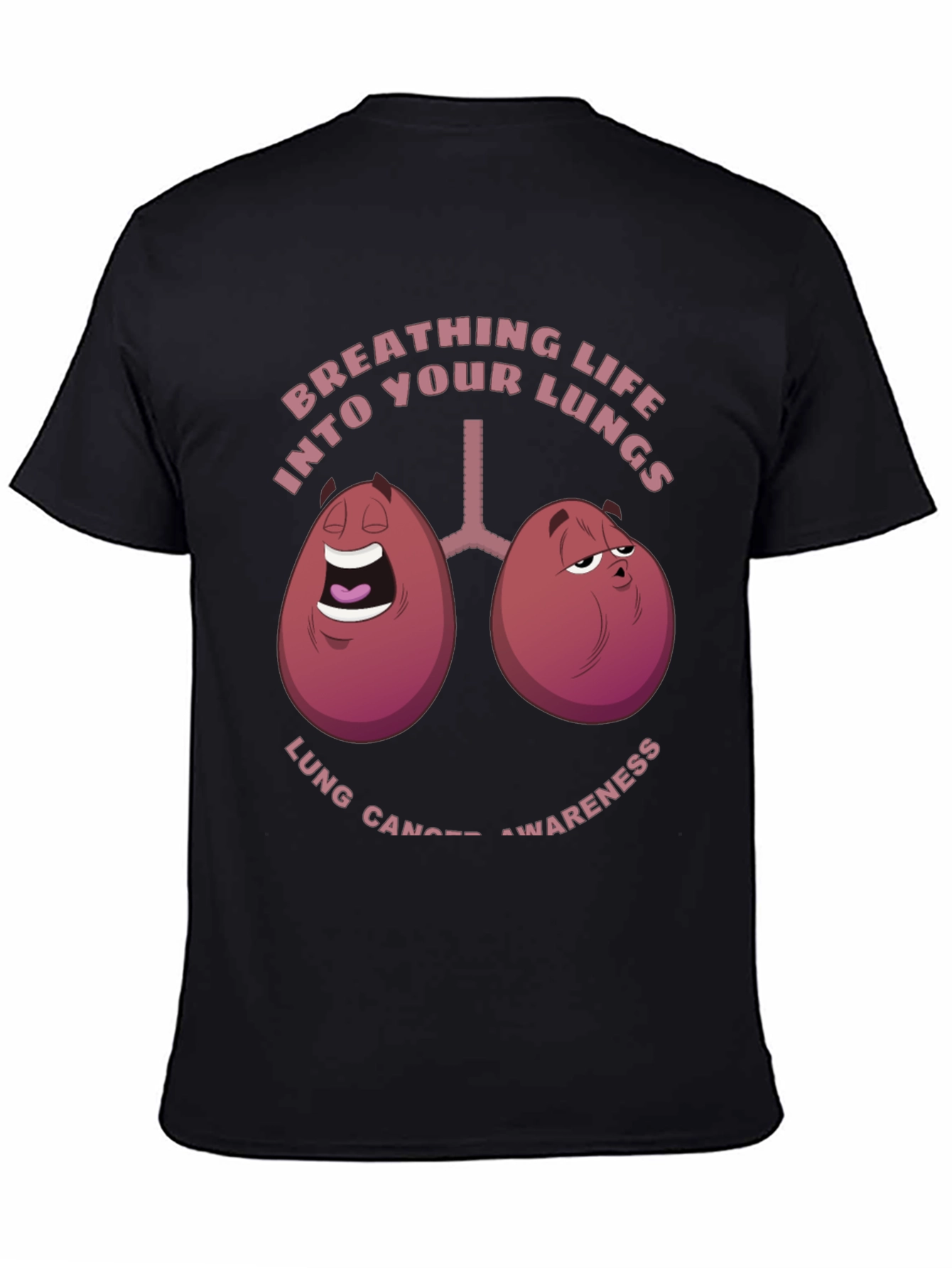 Breathing Life T-Shirt Lung Cancer Awareness Tee
