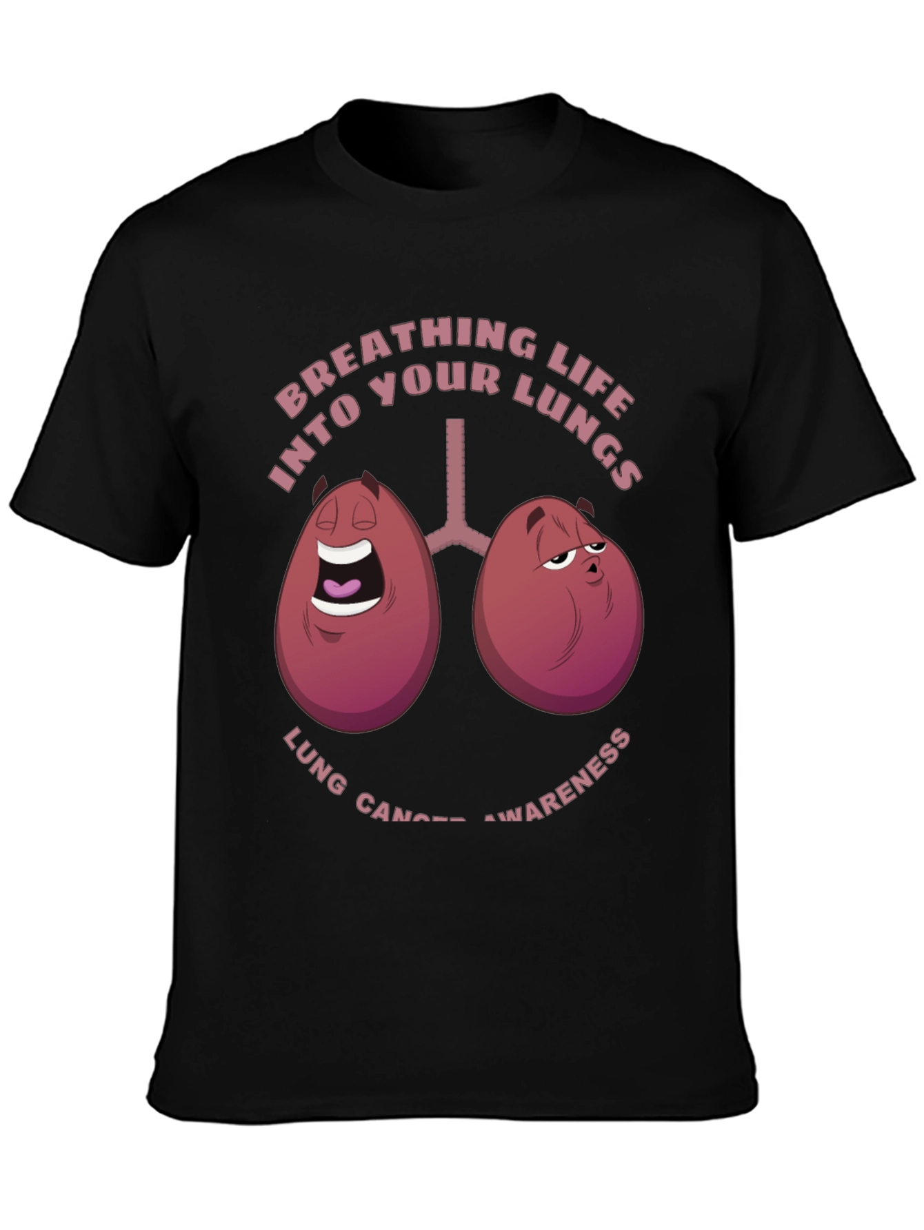 Breathing Life T-Shirt Lung Cancer Awareness Tee