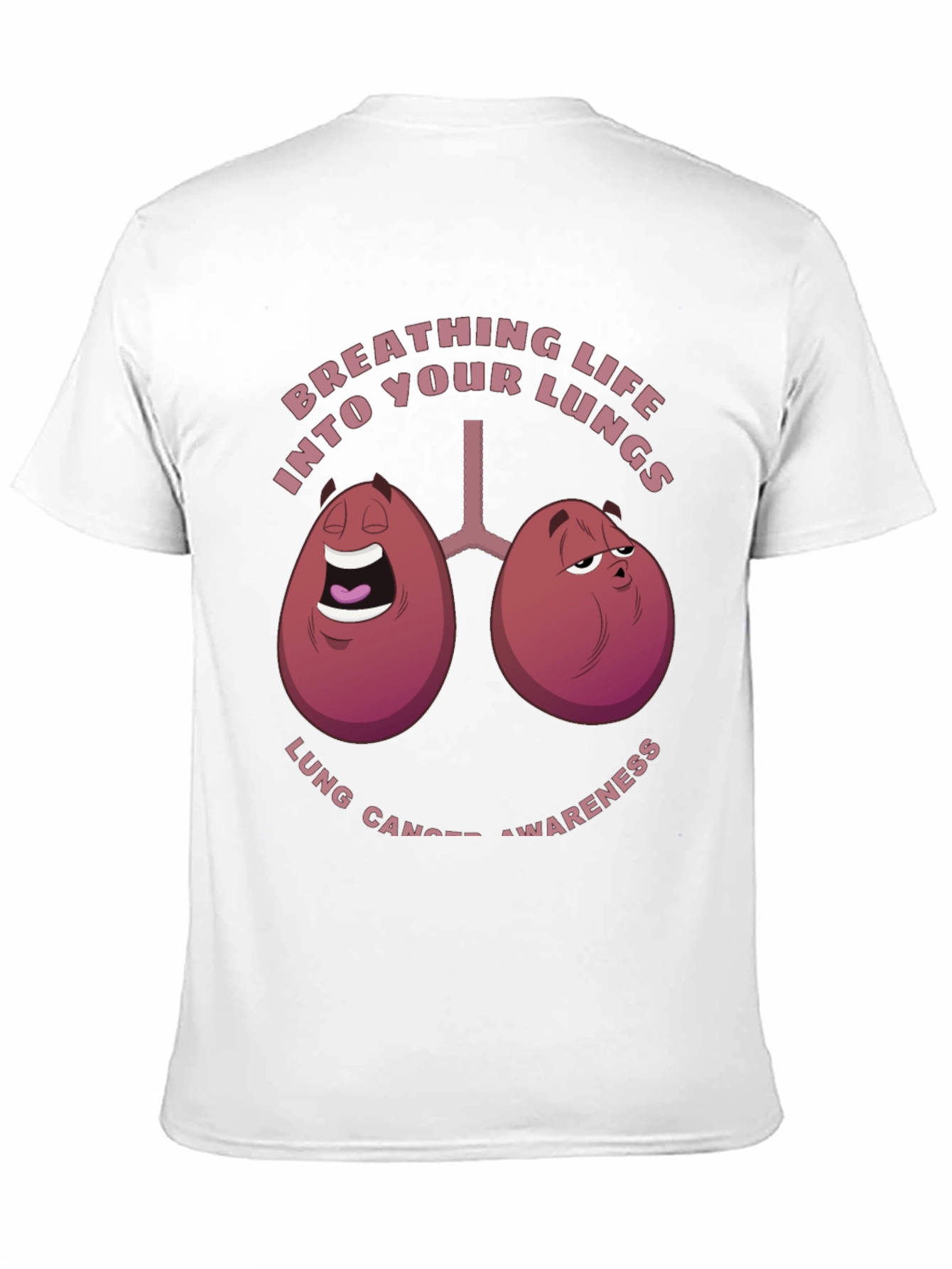 Breathing Life T-Shirt Lung Cancer Awareness Tee