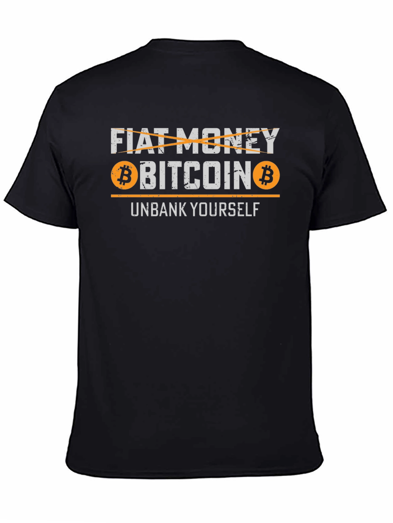 Bitcoin Unbank Yourself Black T-Shirt