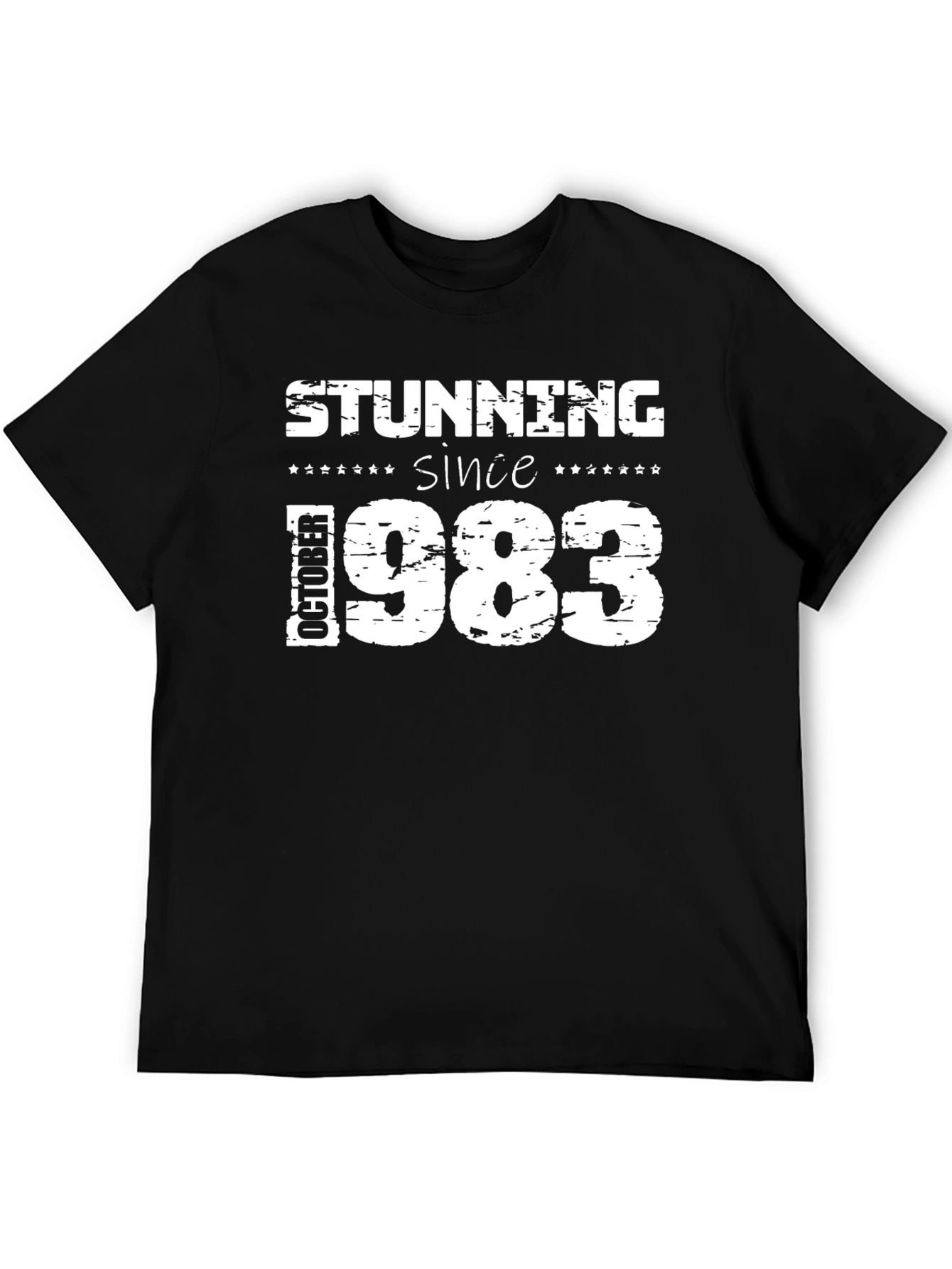 Stunning Since October 1983 Black T-Shirt