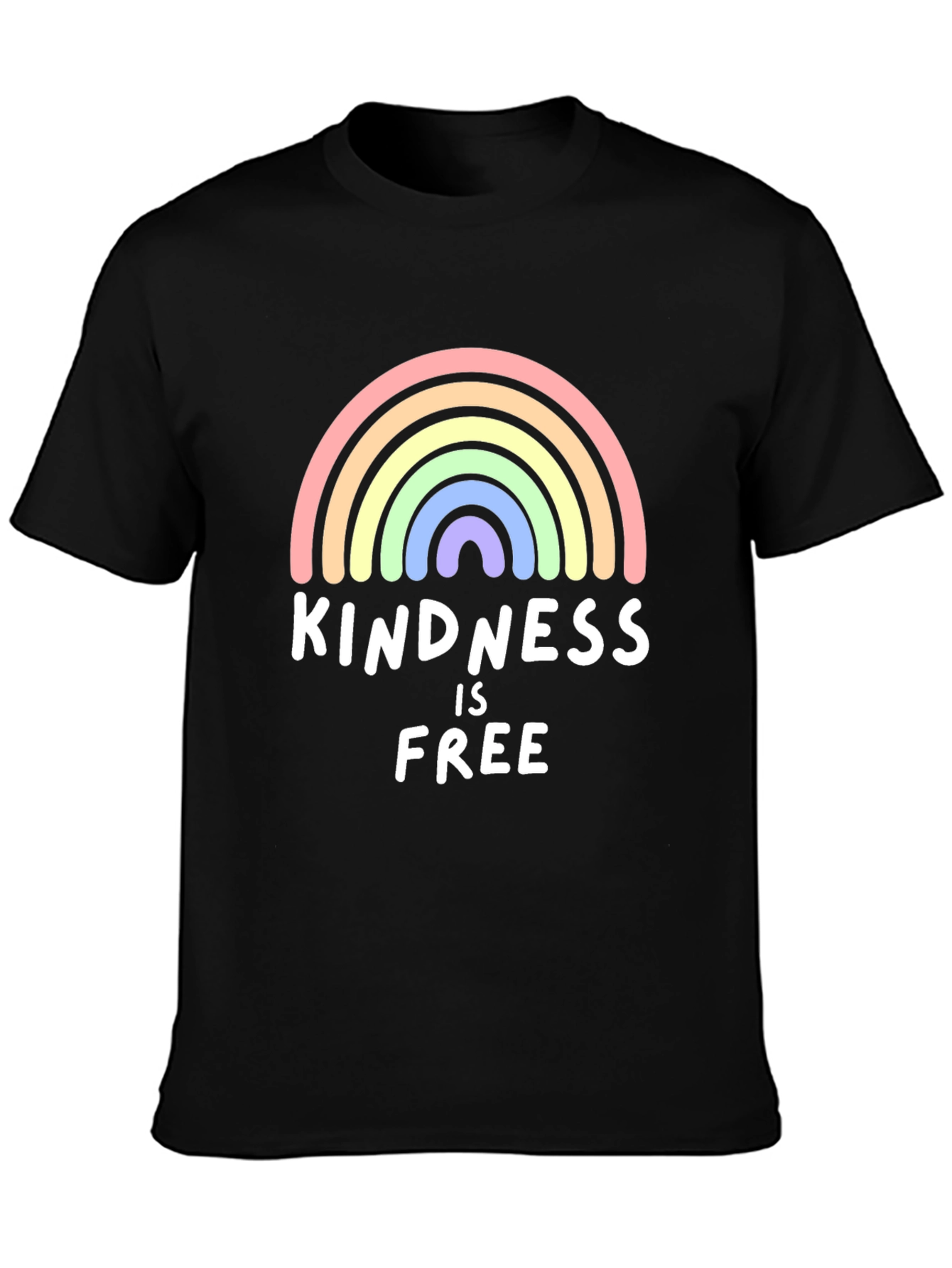 Kindness is Free Rainbow Graphic Tee
