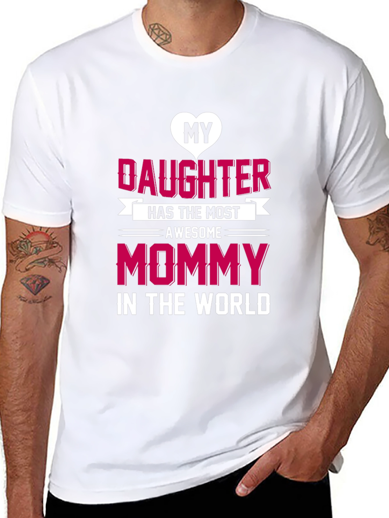 My Daughter Awesome Mommy T-Shirt