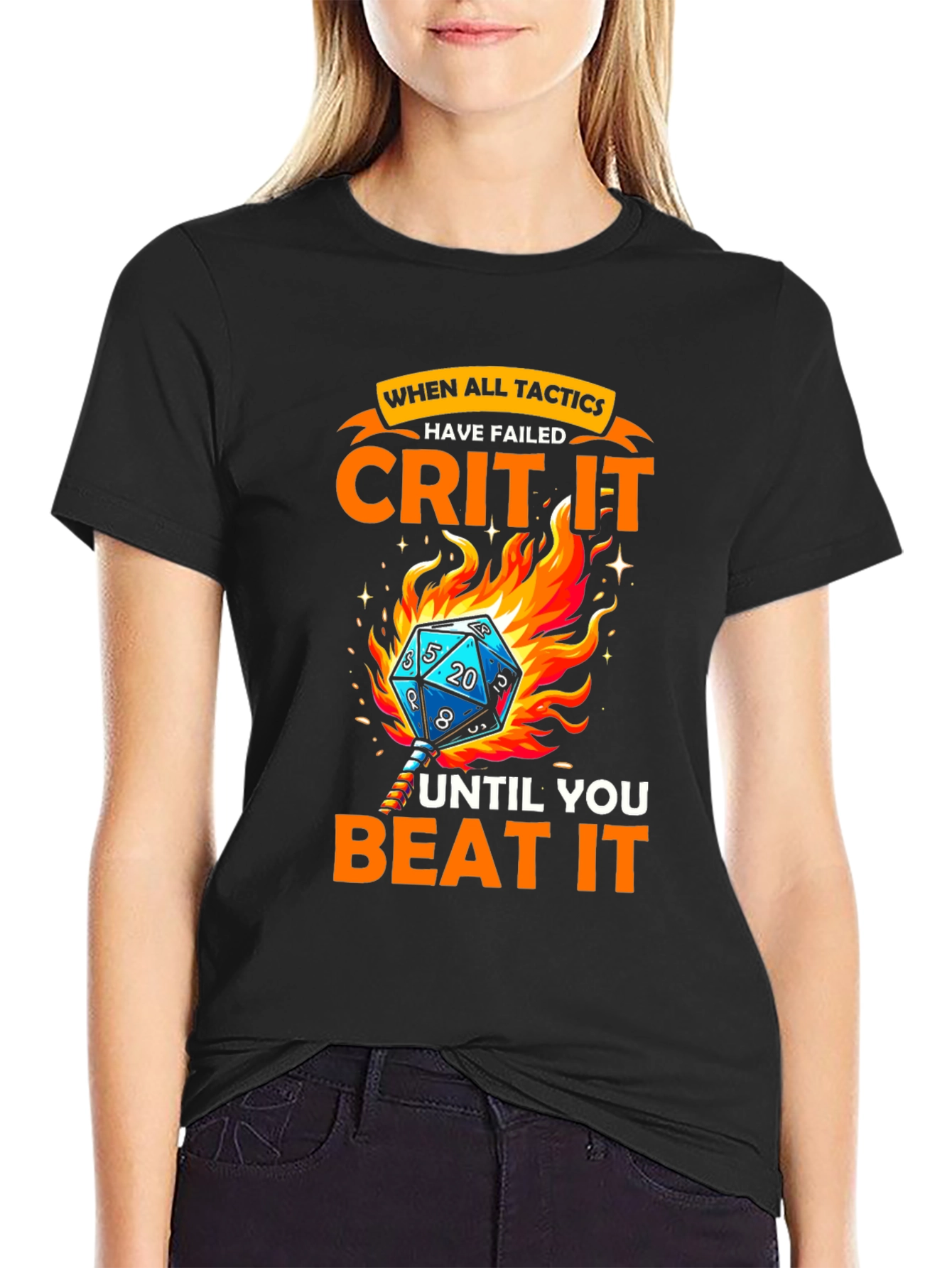 Crit It T-Shirt - D&D Gamer Tee