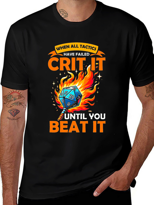 Crit It T-Shirt - D&D Gamer Tee