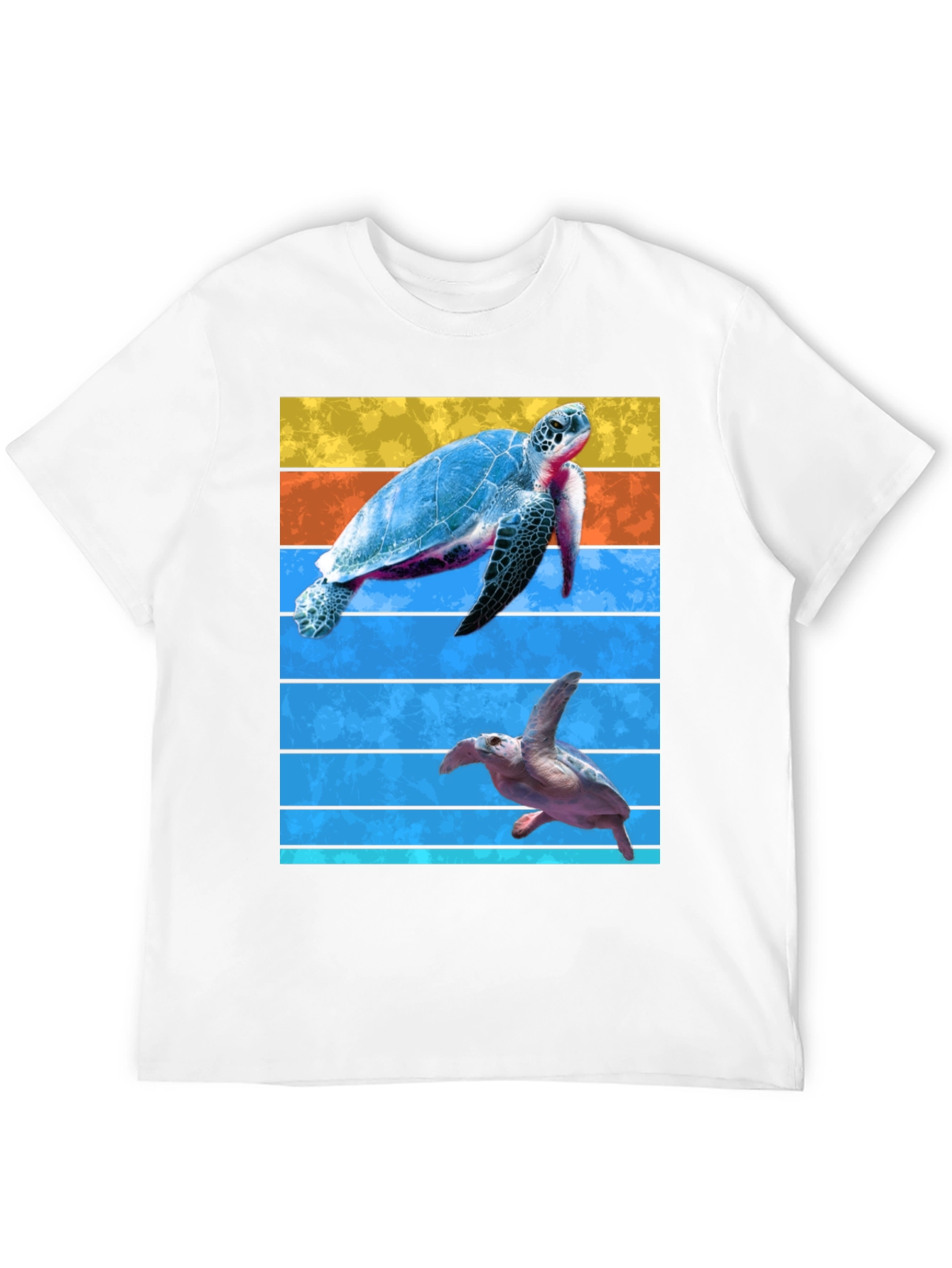 Turtle Graphic Tee - Ocean Lovers Black T-Shirt