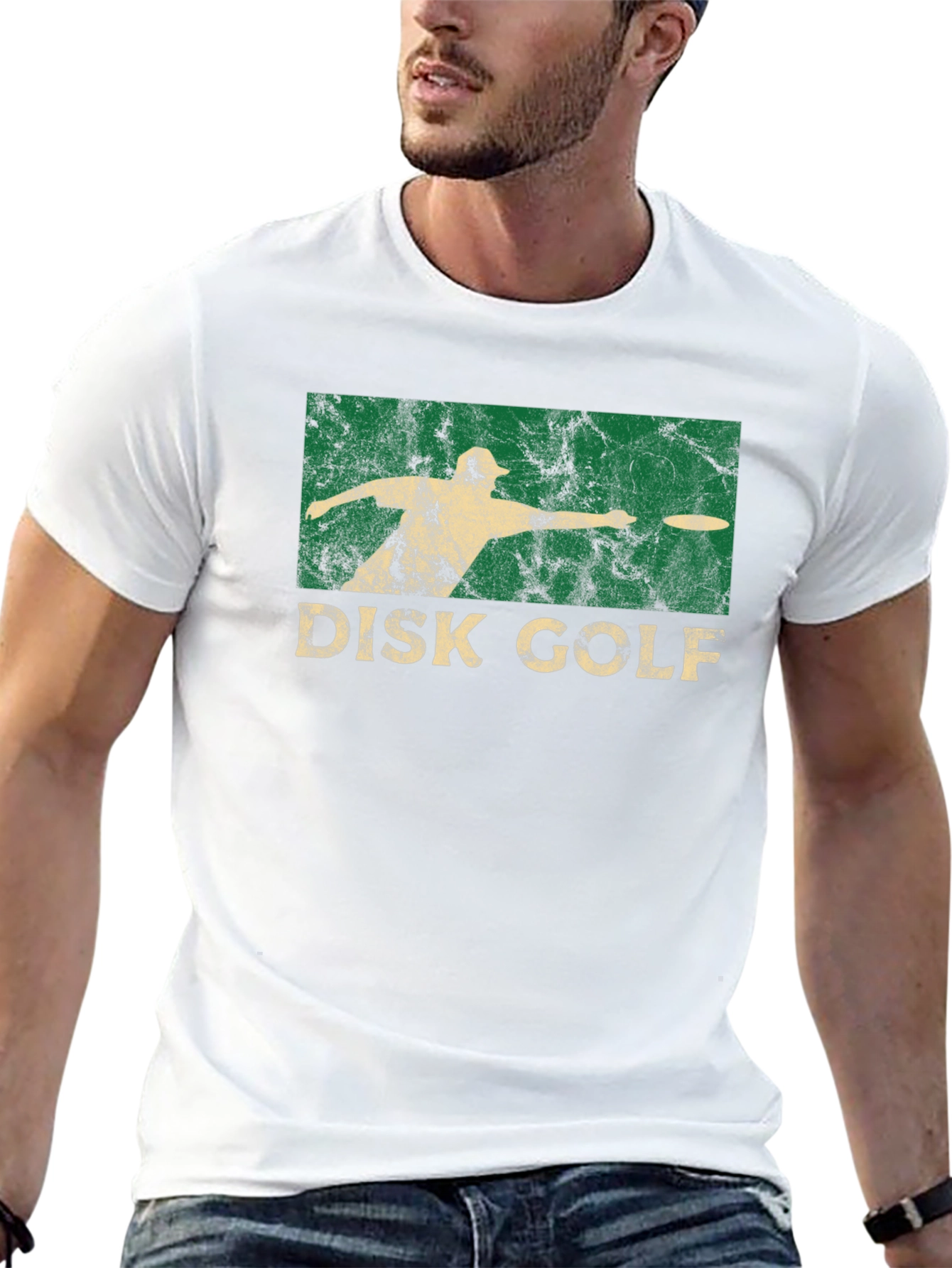 Disk Golf Graphic Tee - Black
