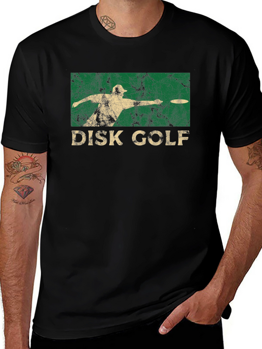 Disk Golf Graphic Tee - Black