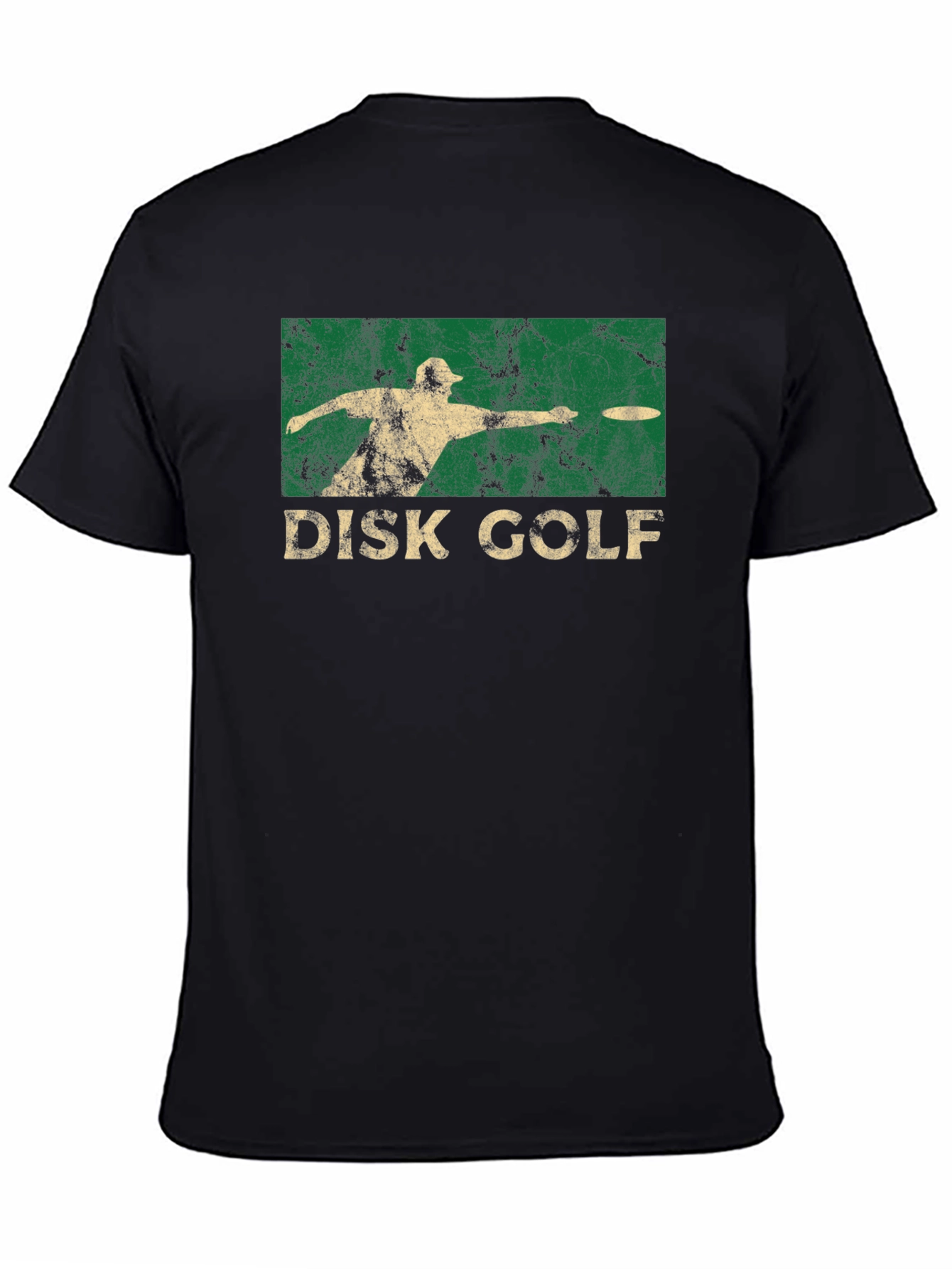 Disk Golf Graphic Tee - Black