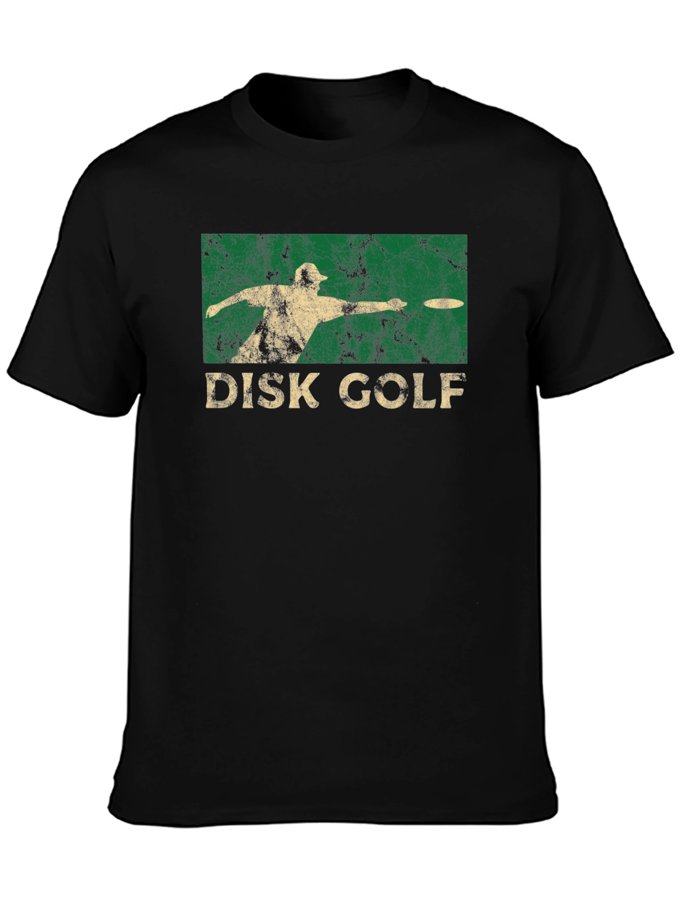 Disk Golf Graphic Tee - Black