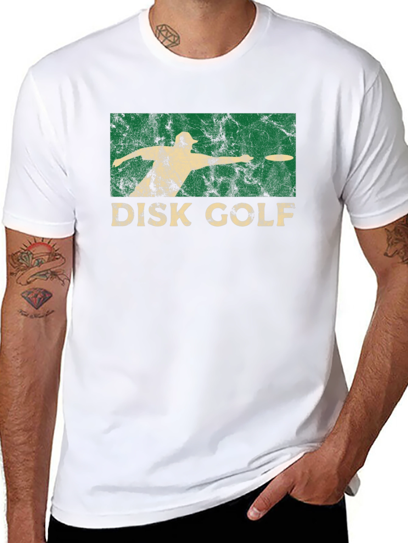Disk Golf Graphic Tee - Black