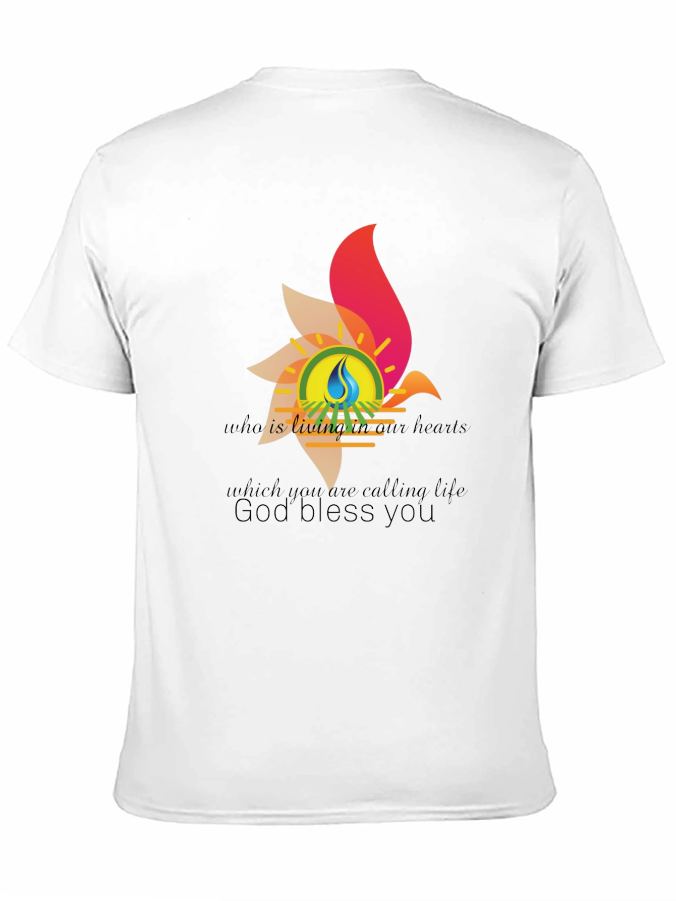 Inspirational Graphic Tee - God Bless You T-Shirt