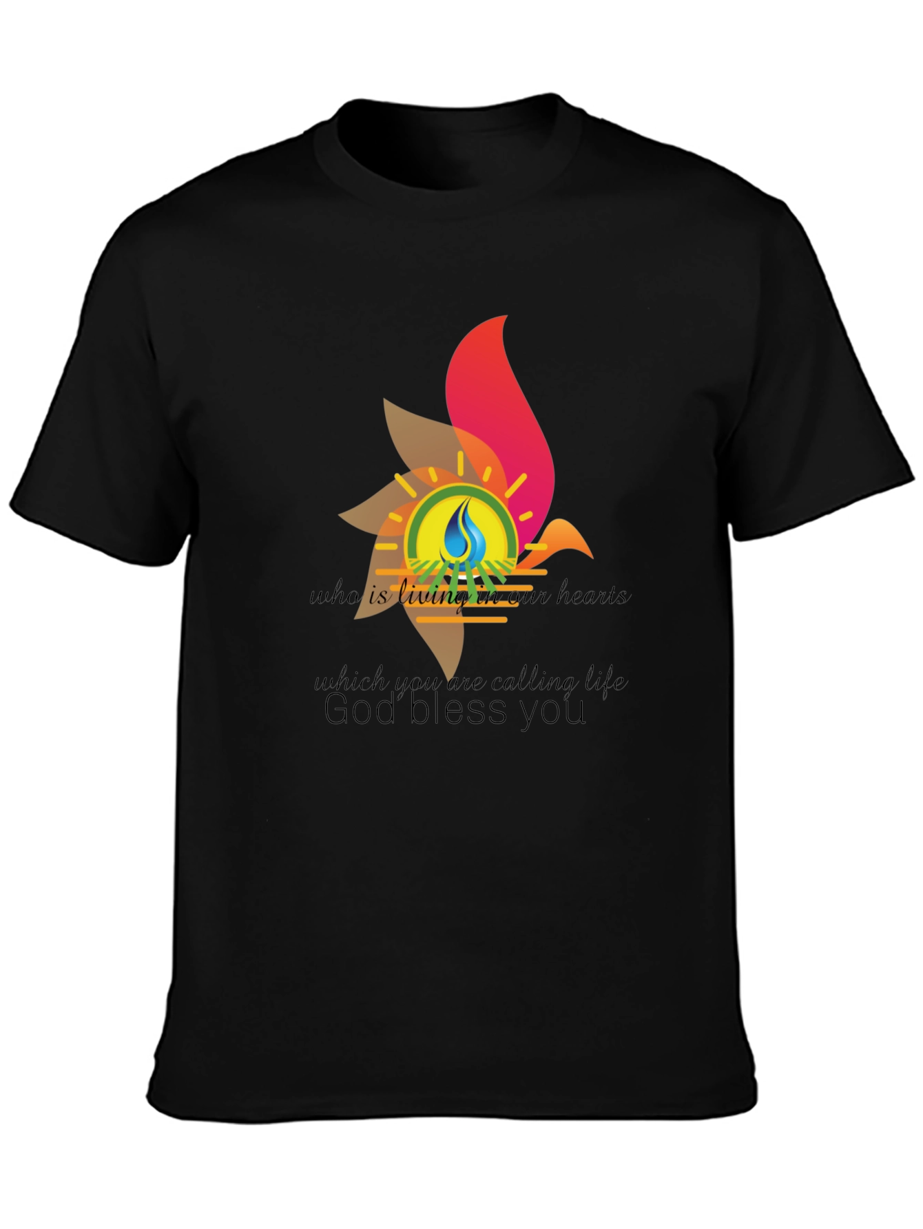 Inspirational Graphic Tee - God Bless You T-Shirt