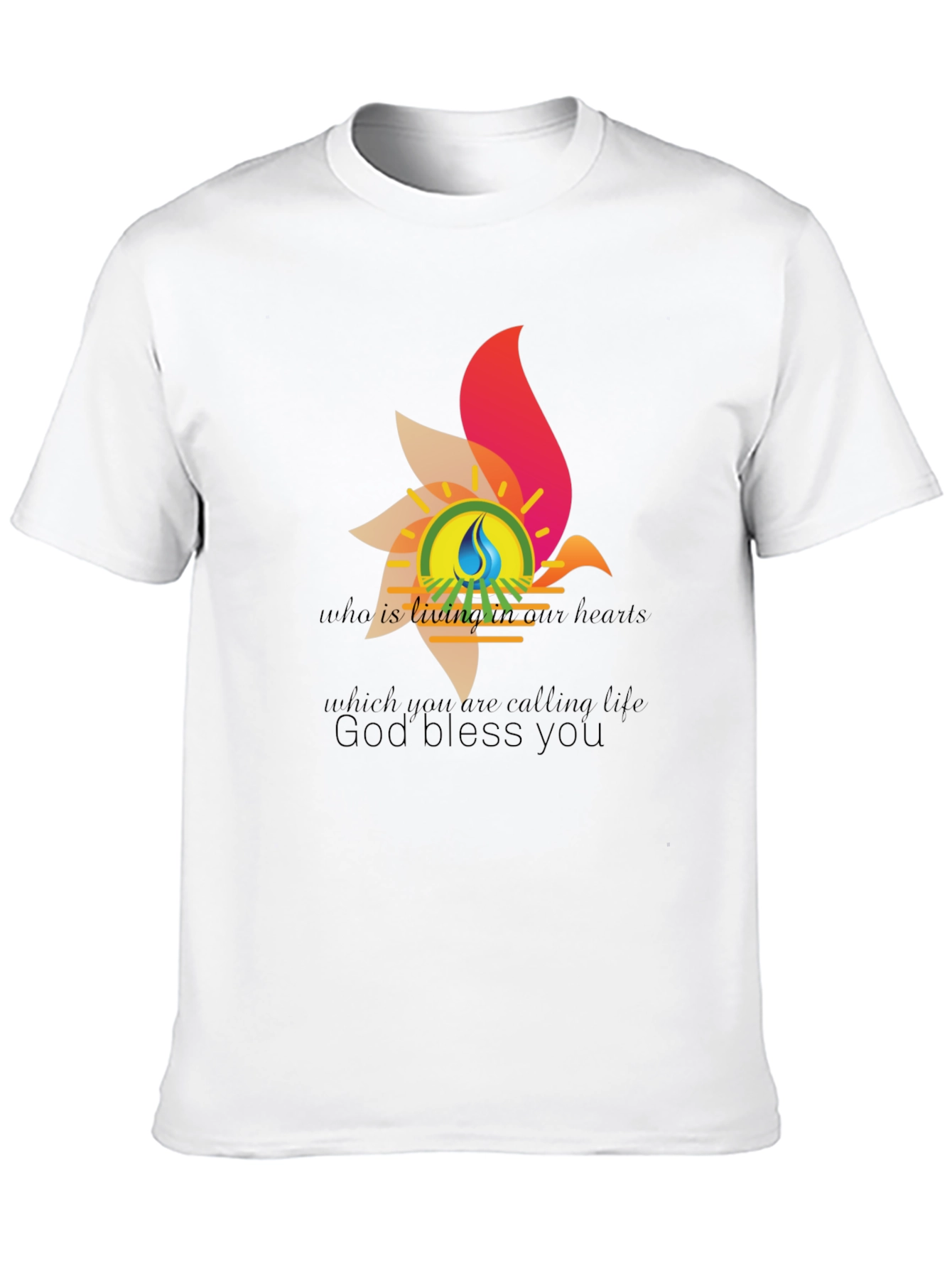 Inspirational Graphic Tee - God Bless You T-Shirt