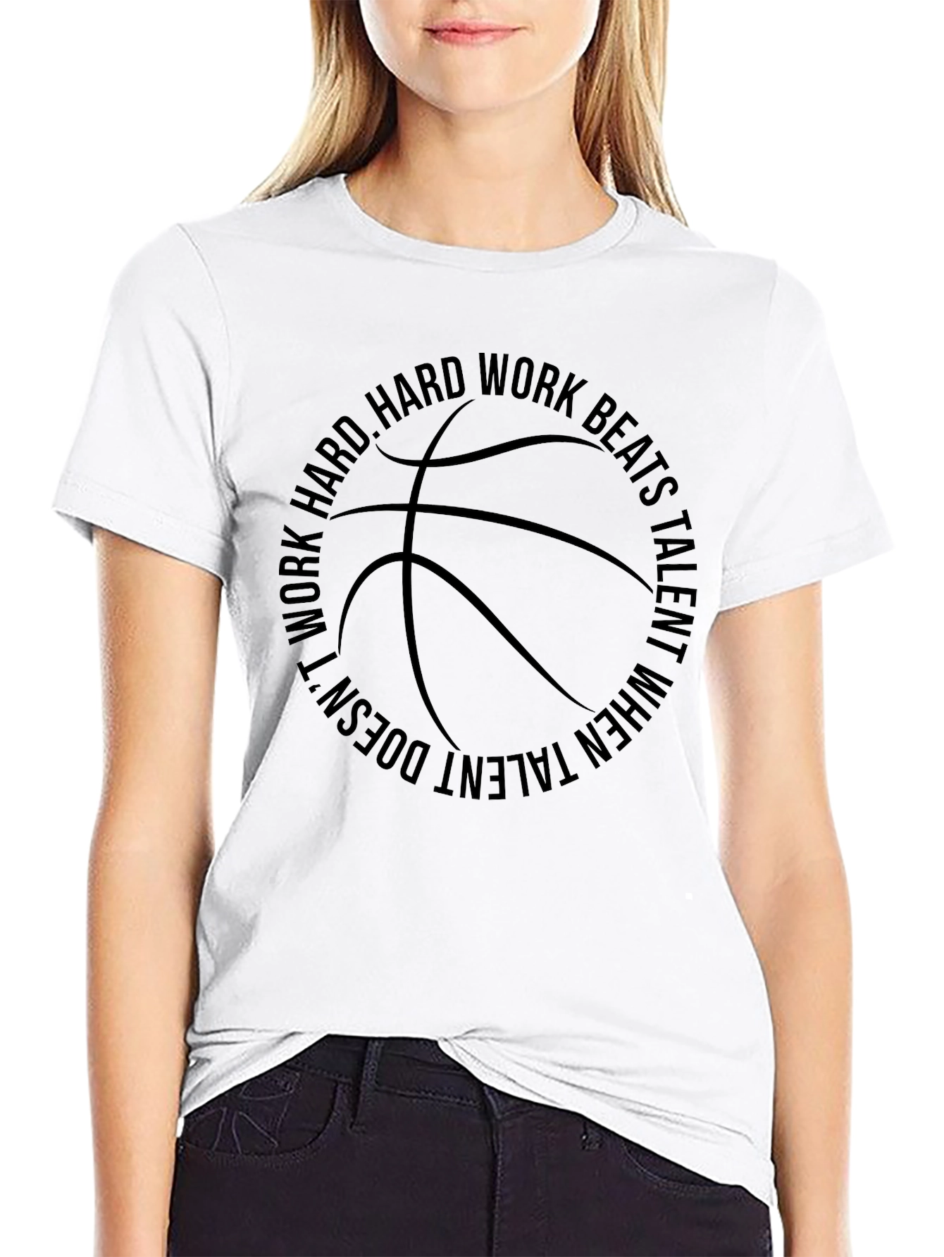 Motivational Basketball Graphic T-Shirt