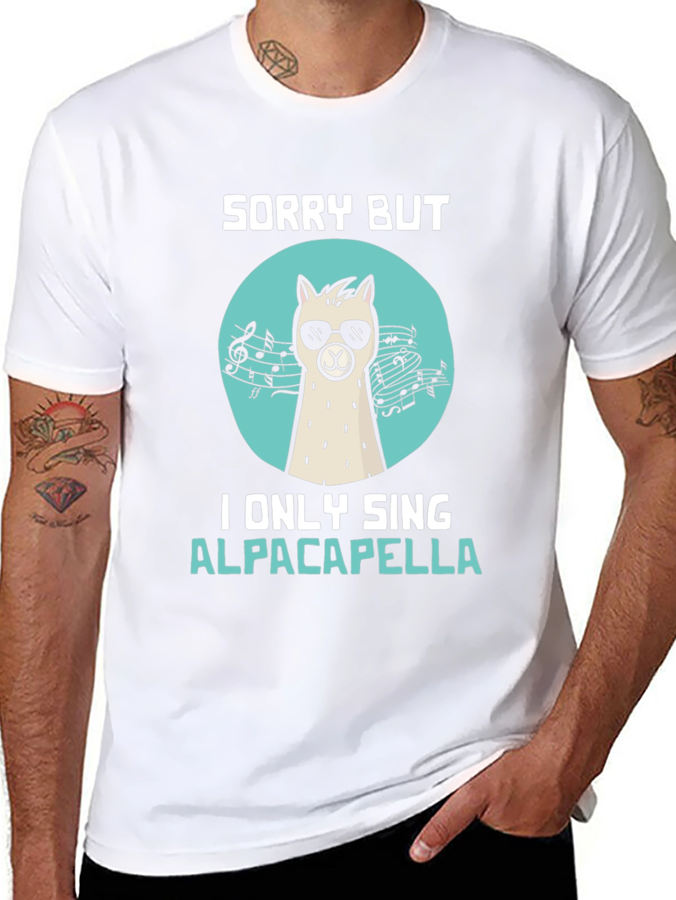 Alpaca-pella T-Shirt: Funny Music Lover Tee