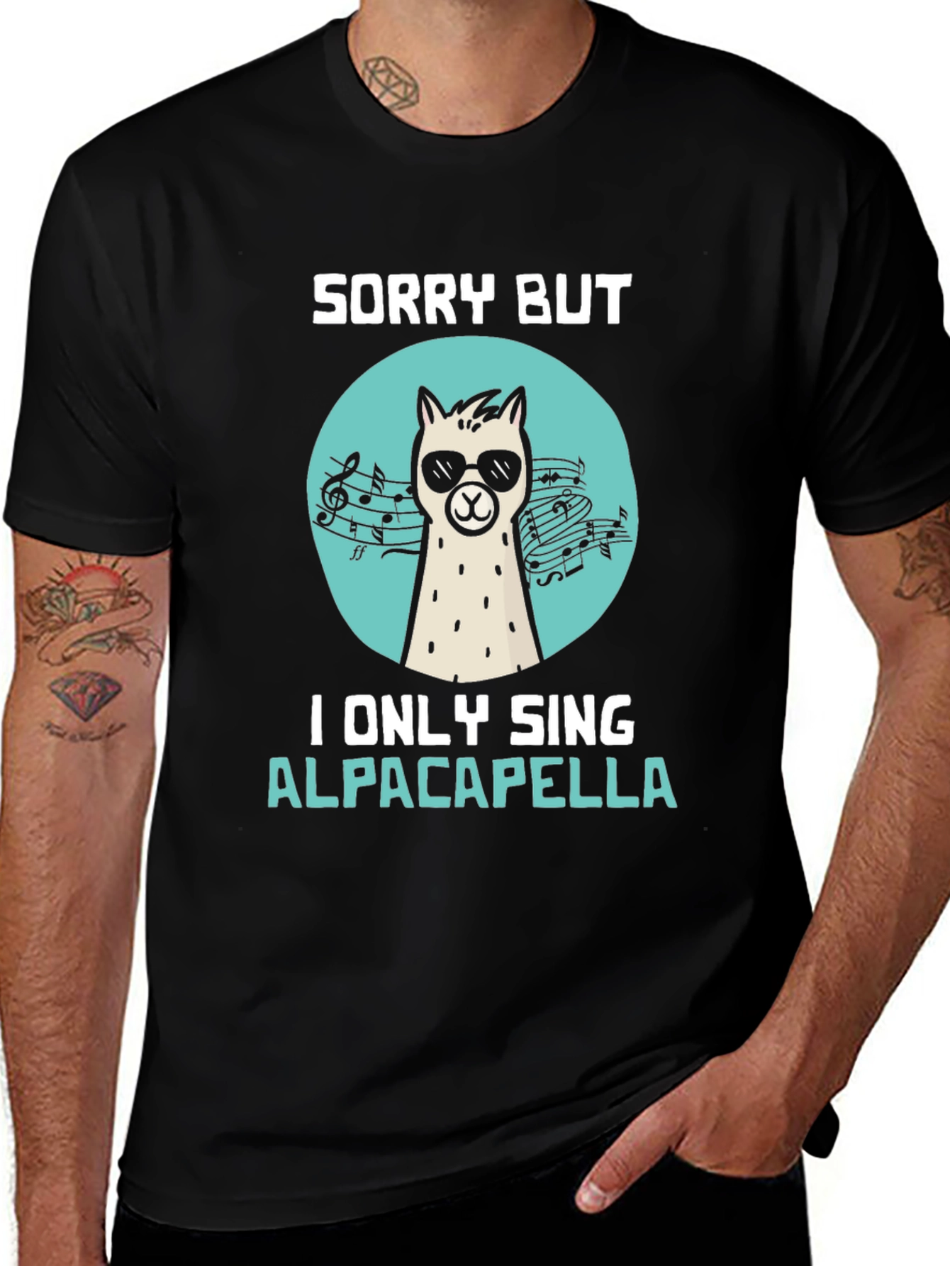 Alpaca-pella T-Shirt: Funny Music Lover Tee