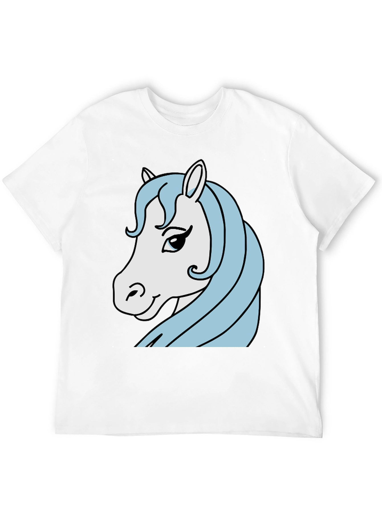 Horse Graphic Tee - Mens Black T-Shirt