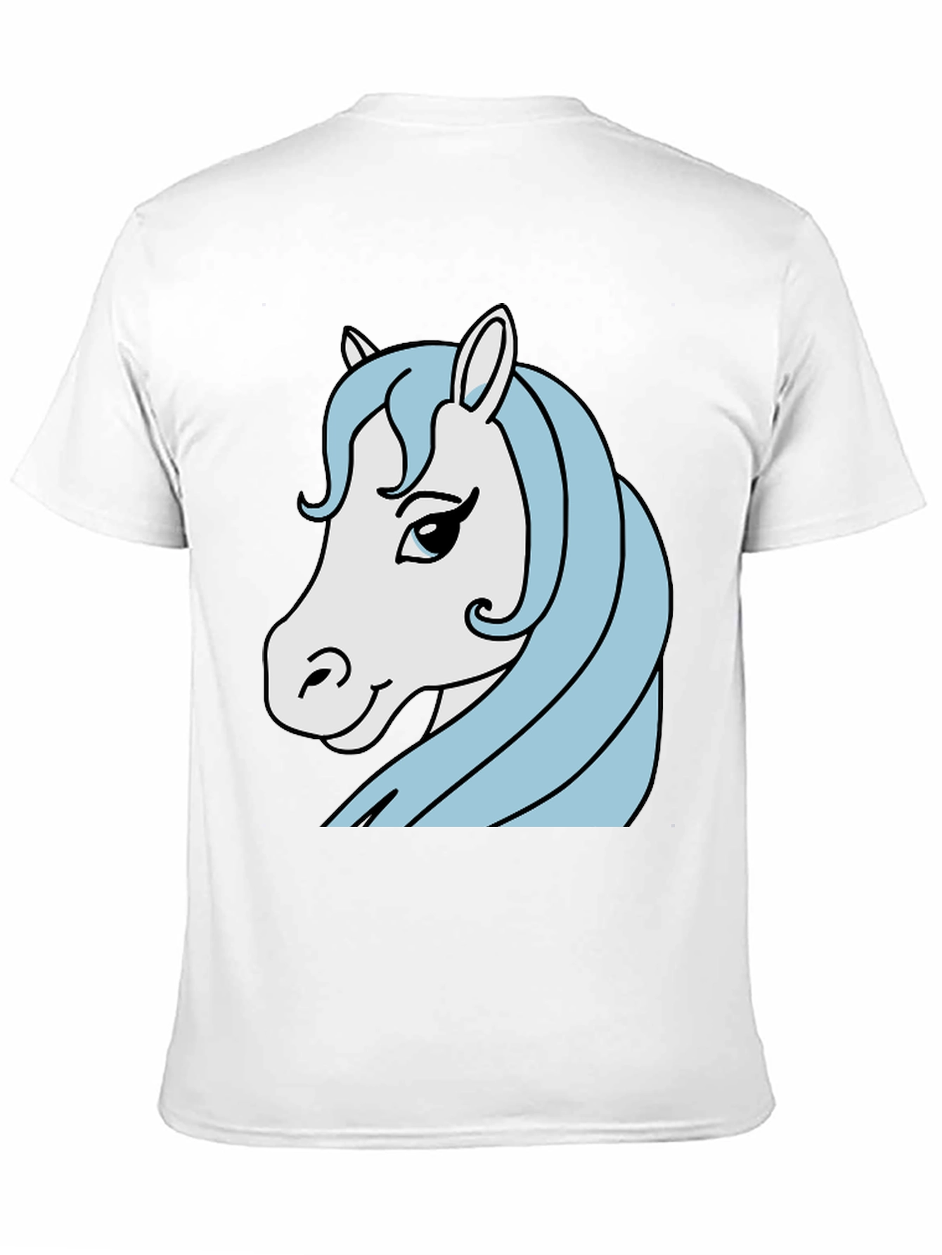 Horse Graphic Tee - Mens Black T-Shirt
