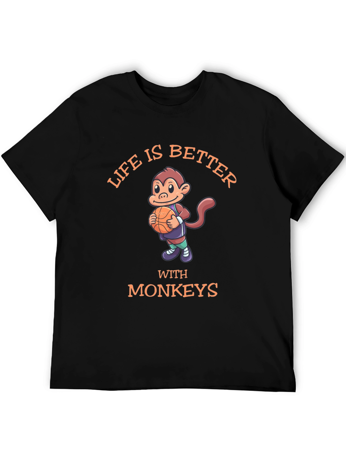 Life is Better With Monkeys T-Shirt