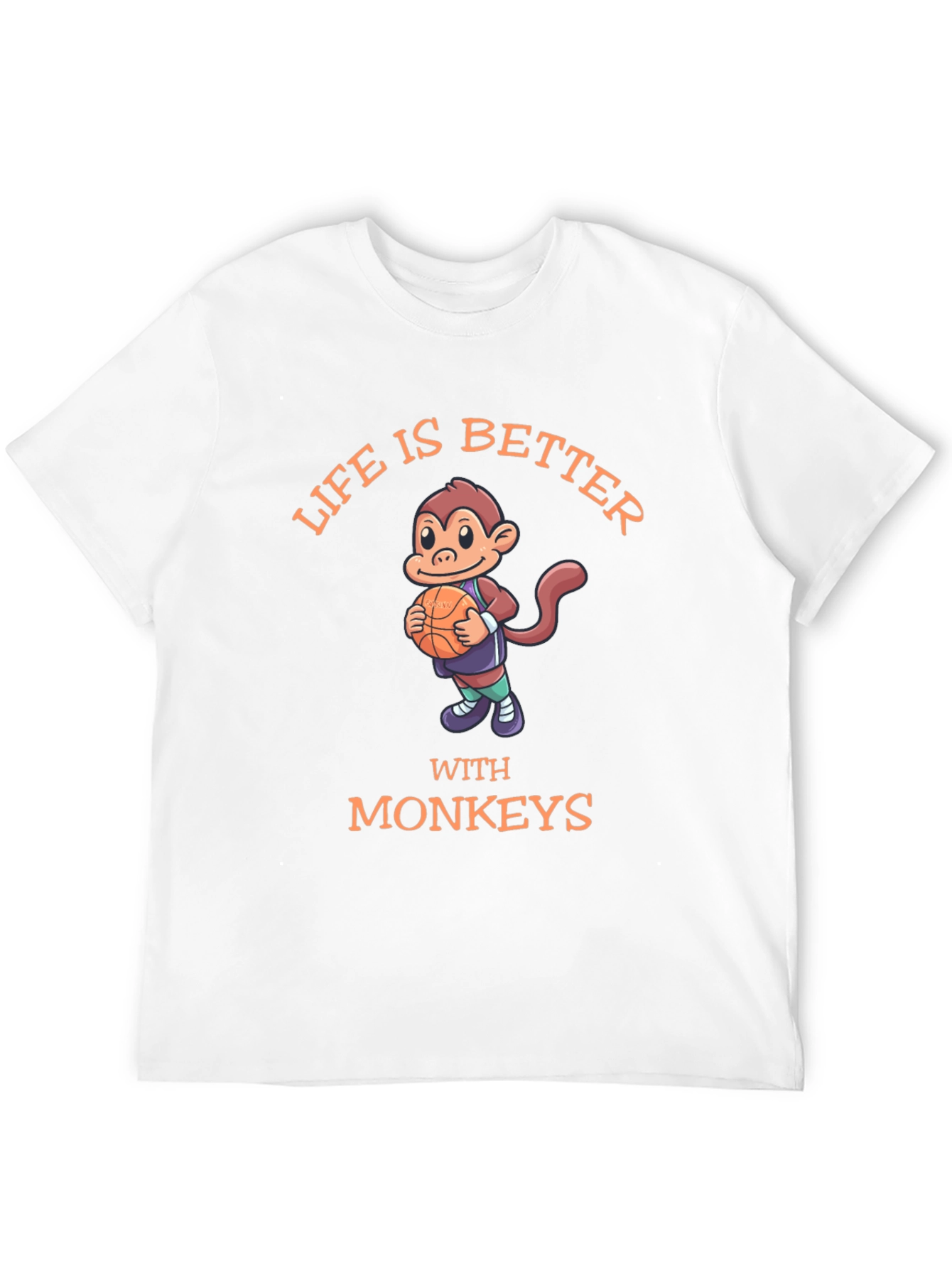 Life is Better With Monkeys T-Shirt