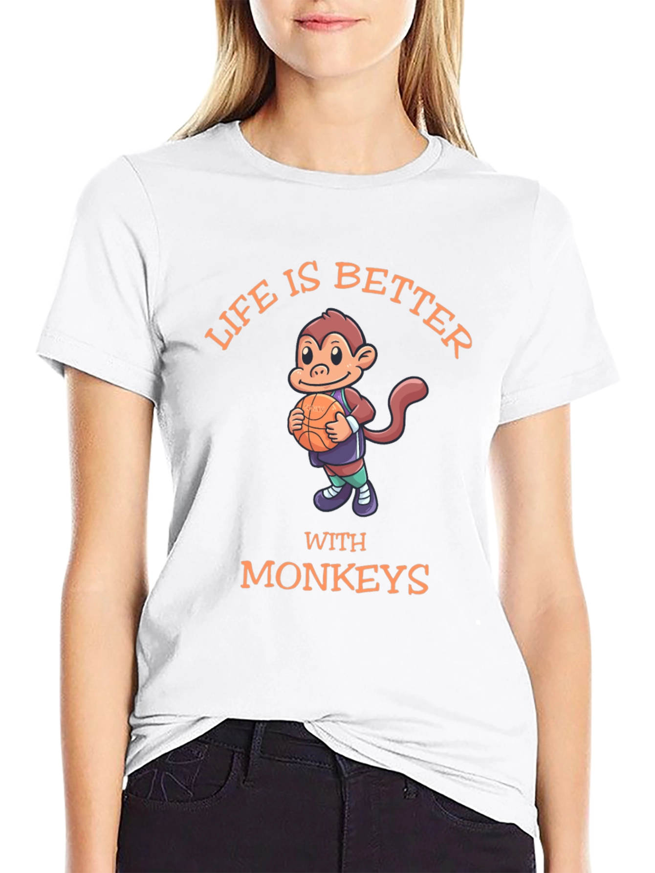 Life is Better With Monkeys T-Shirt