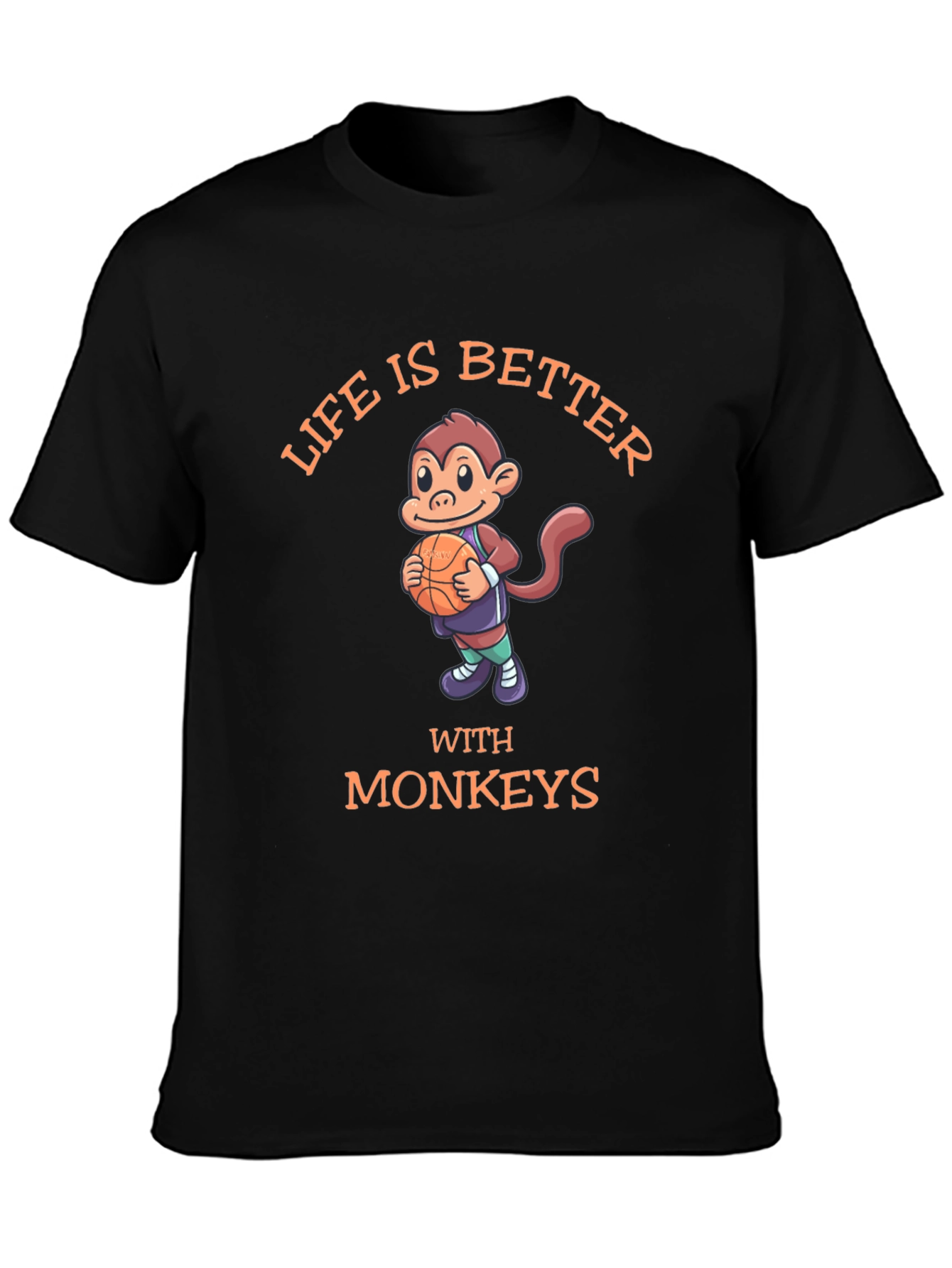 Life is Better With Monkeys T-Shirt