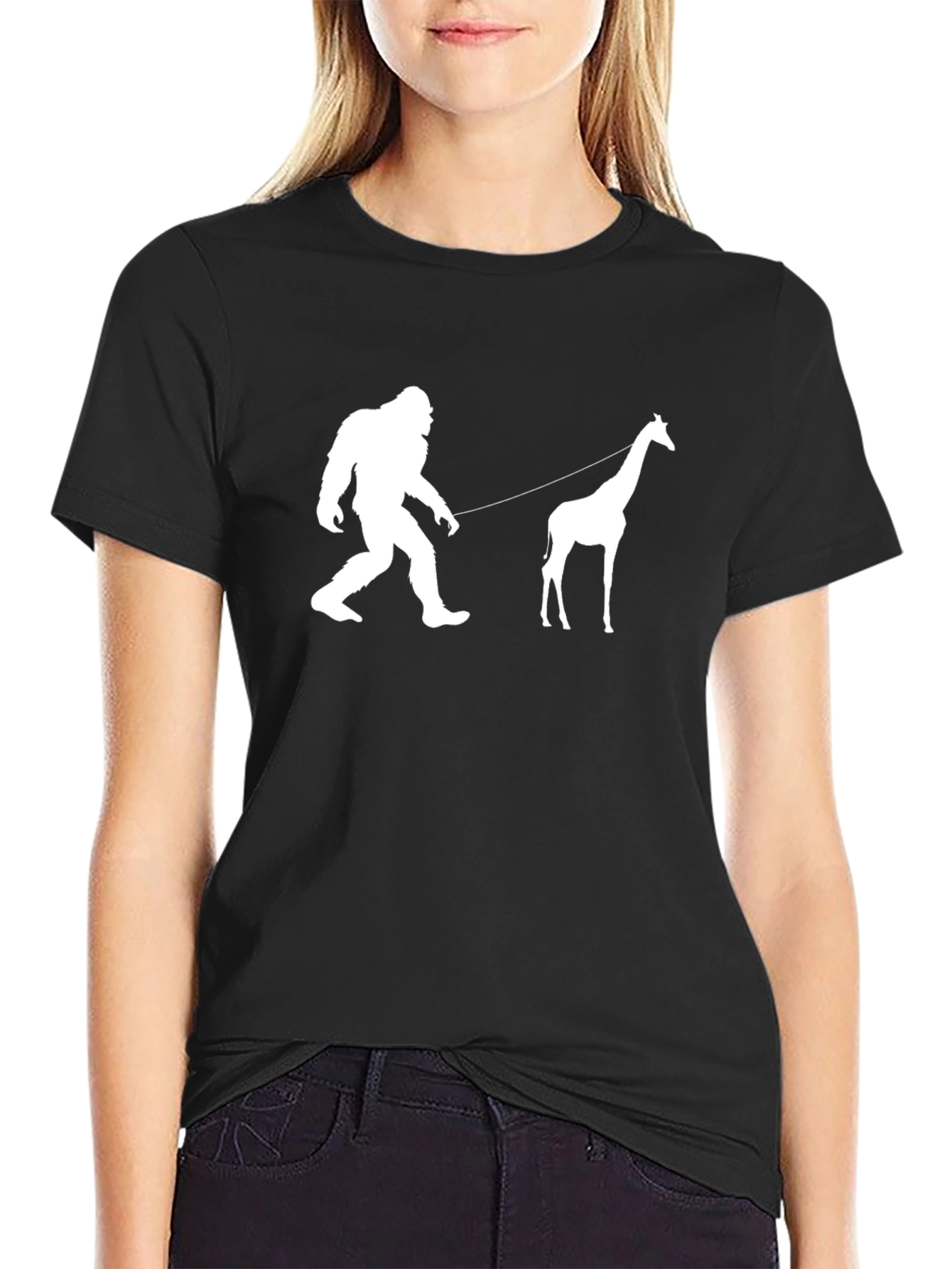 Bigfoot Giraffe T-Shirt: Unique Graphic Tee