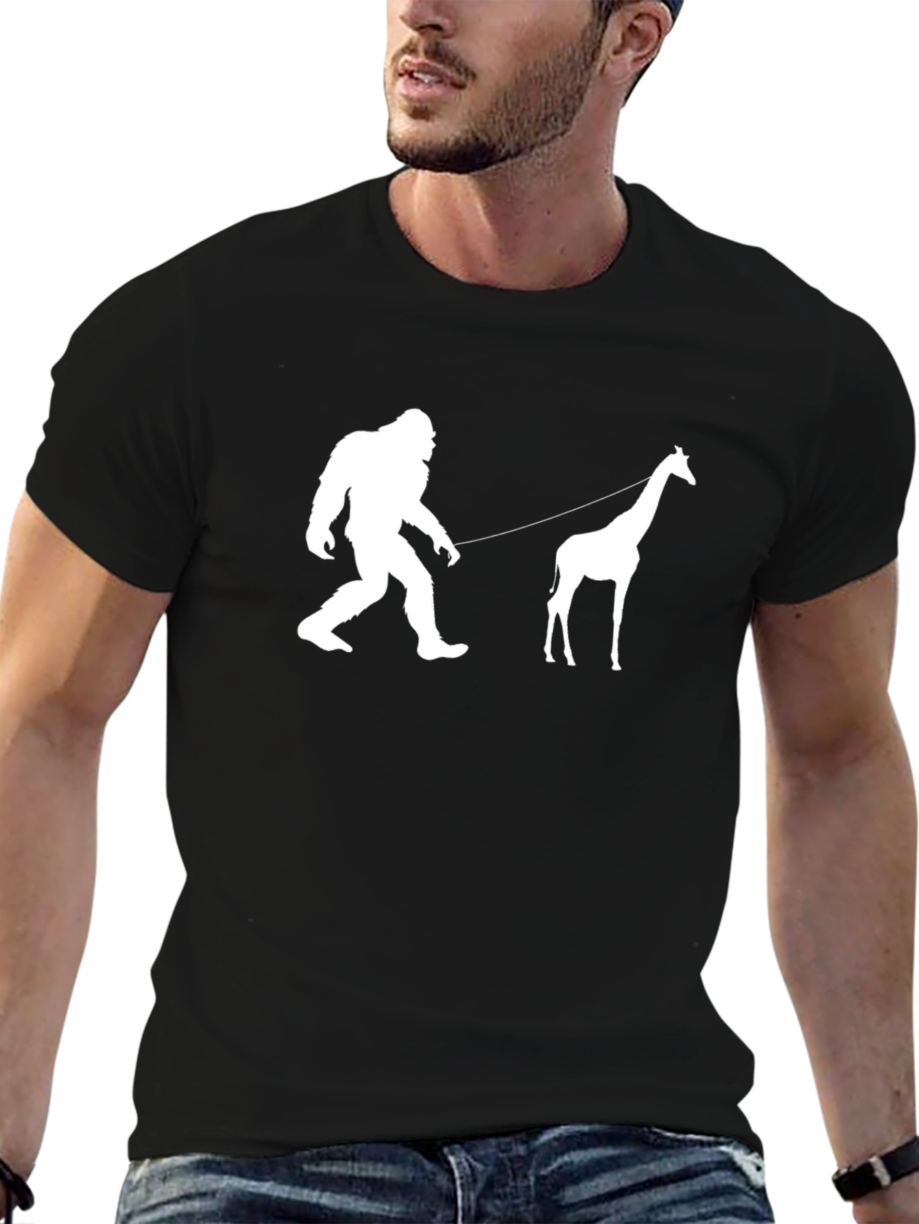 Bigfoot Giraffe T-Shirt: Unique Graphic Tee