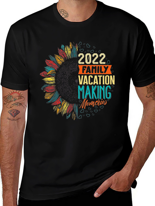 2022 Family Vacation Sunflower Tee