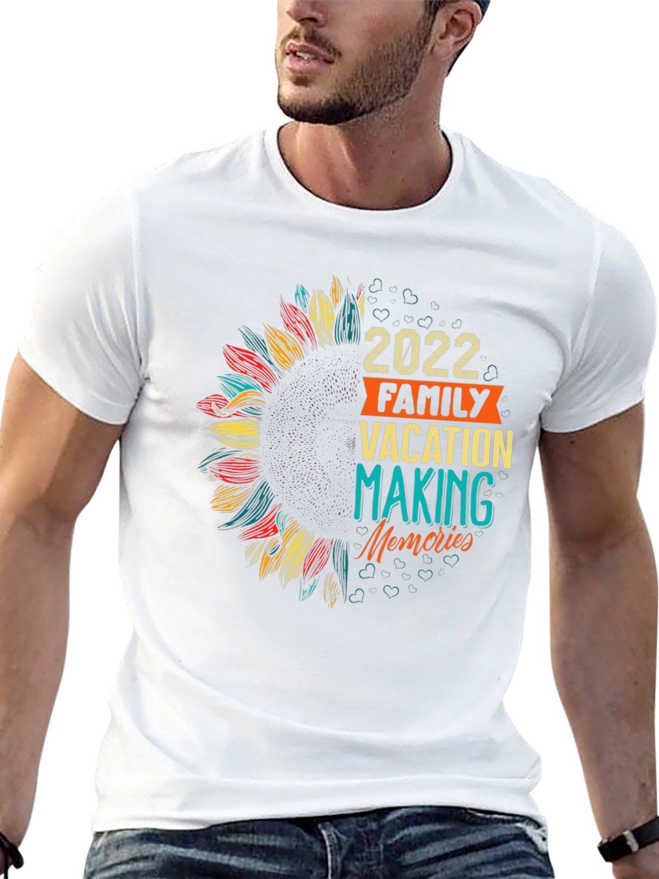 2022 Family Vacation Sunflower Tee