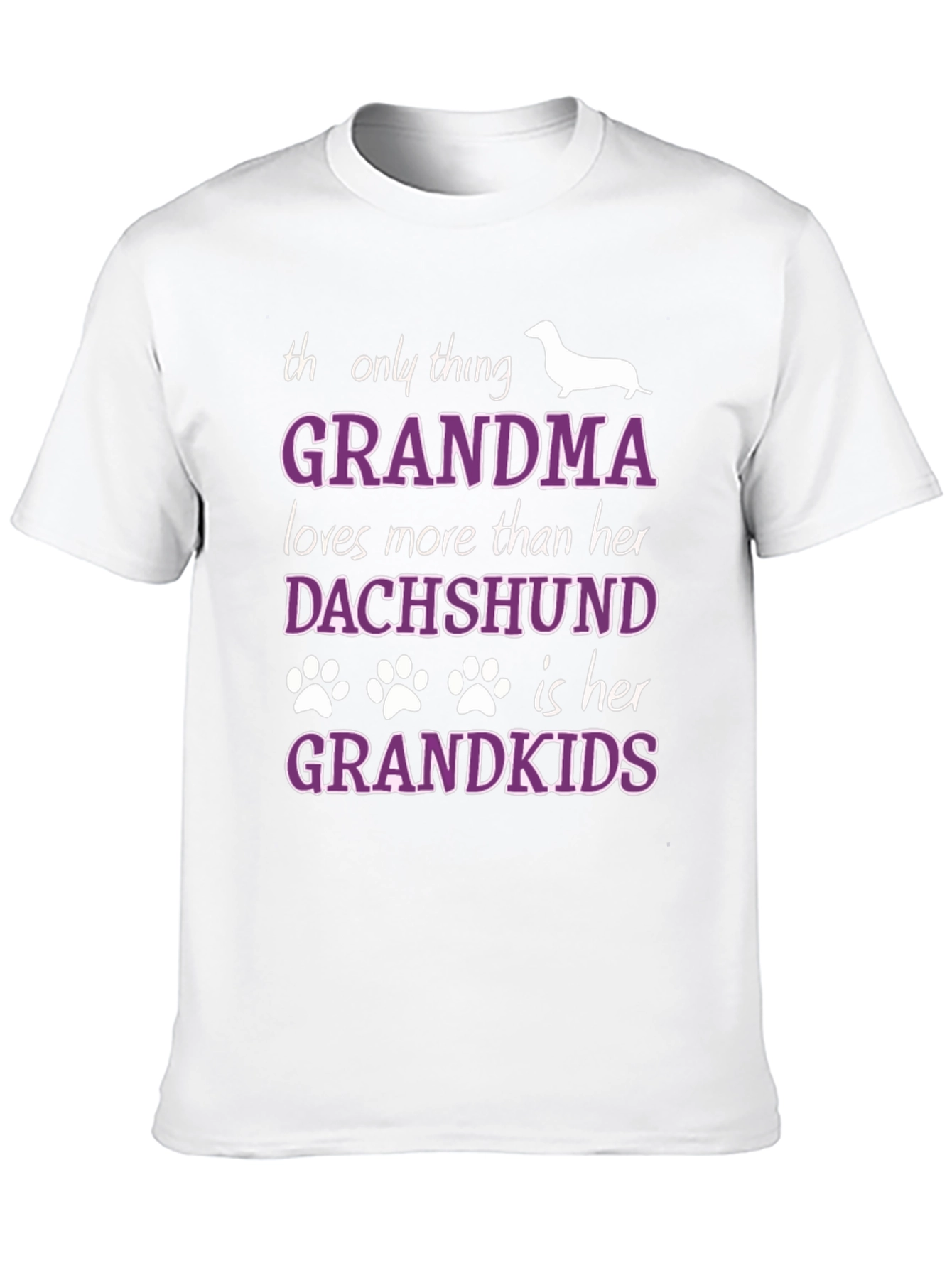 Grandma Dachshund Grandkids T-Shirt